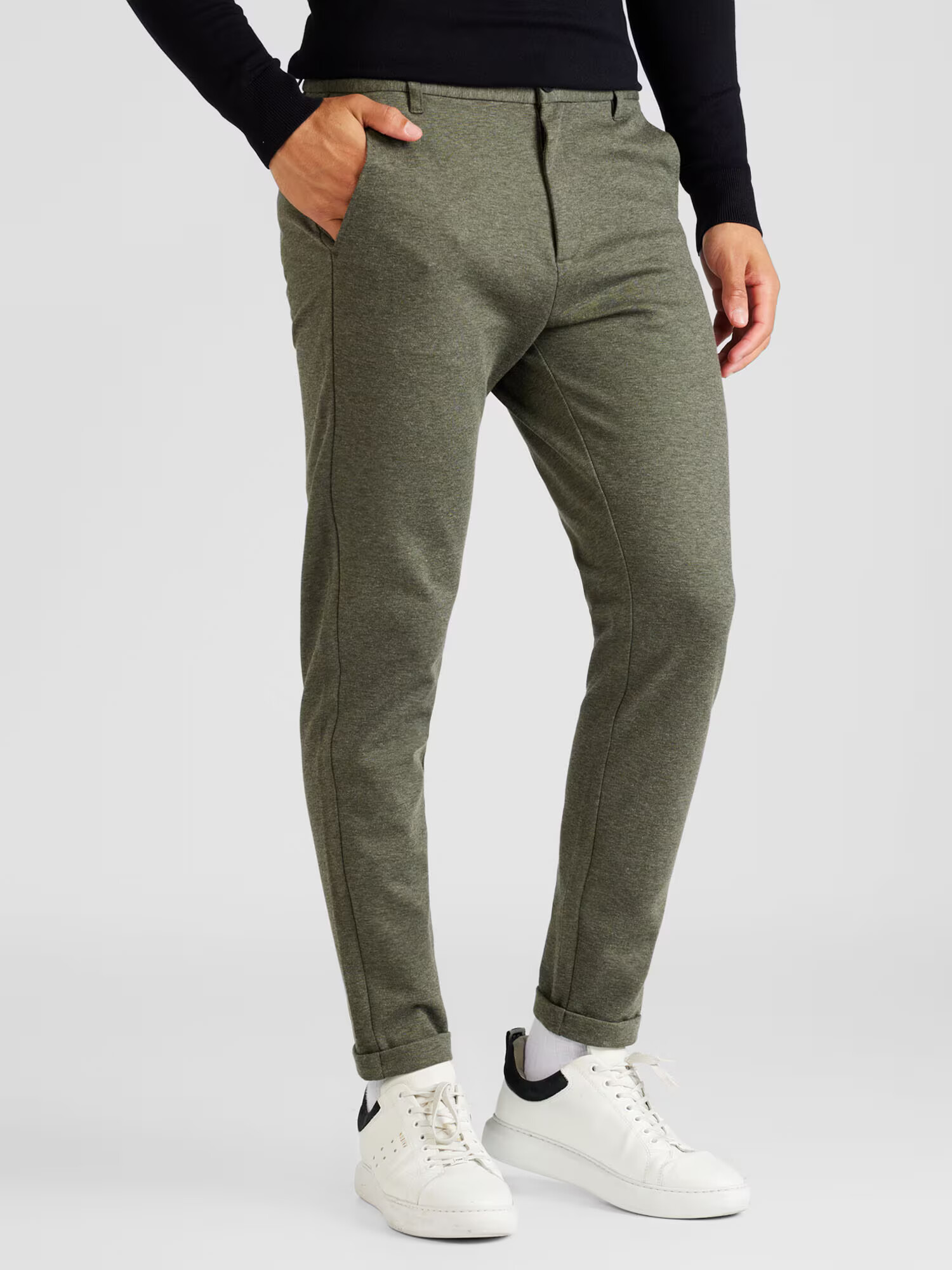 Lindbergh Pantaloni eleganți oliv - Pled.ro