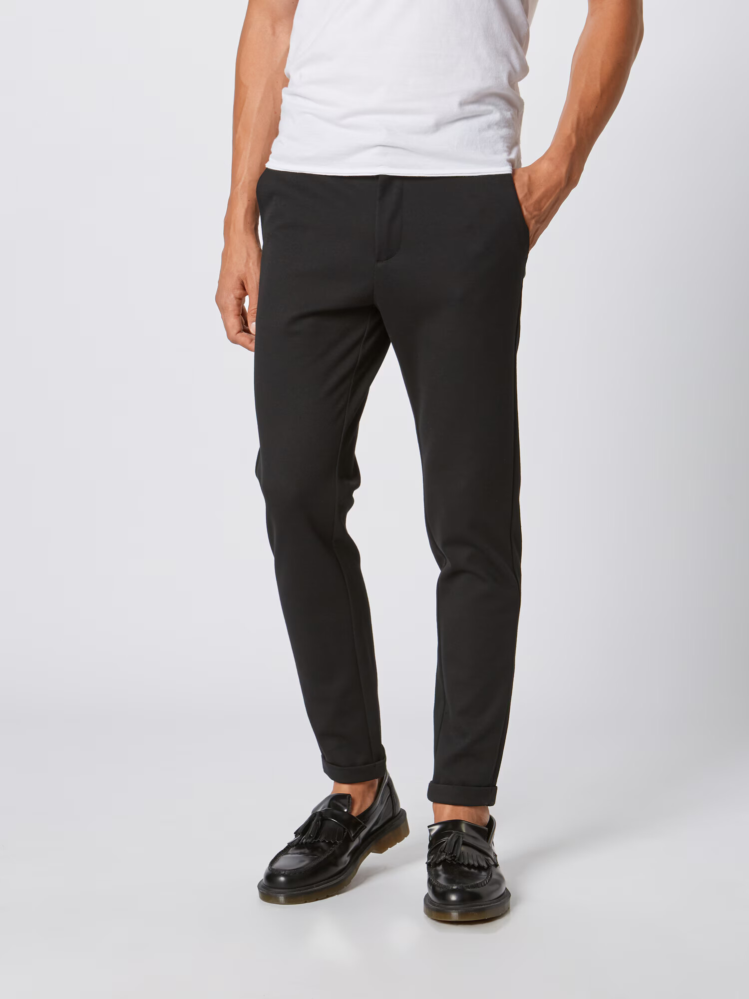 Lindbergh Pantaloni eleganți 'Superflex' negru - Pled.ro