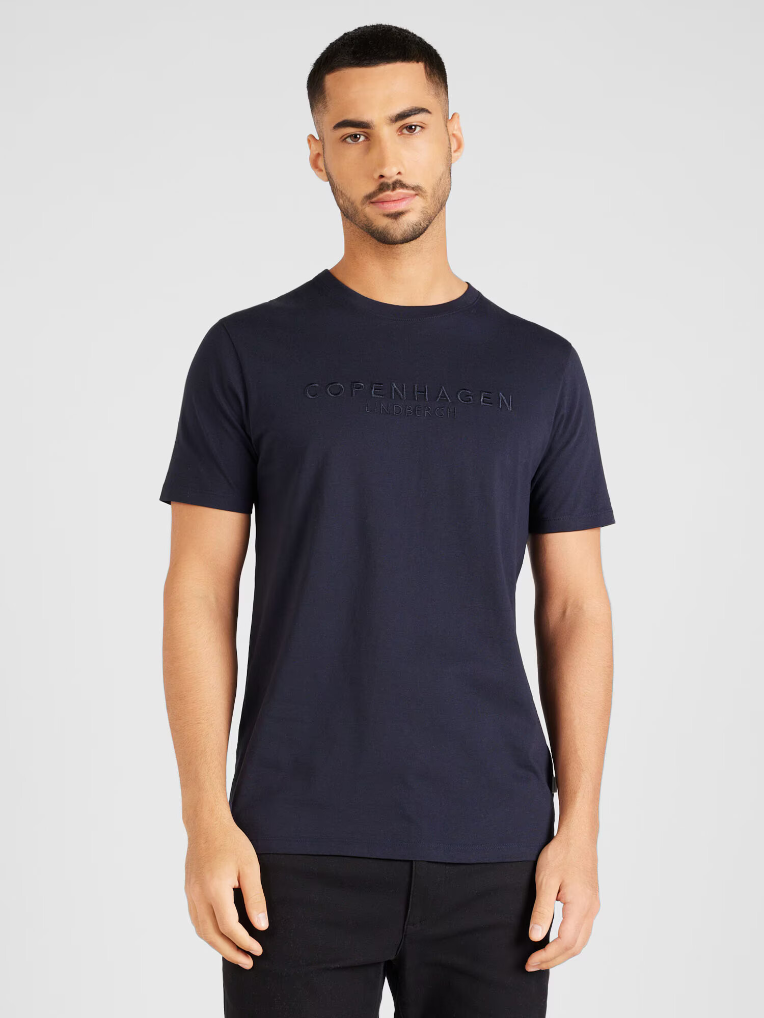 Lindbergh Tricou 'Copenhagen' bleumarin - Pled.ro