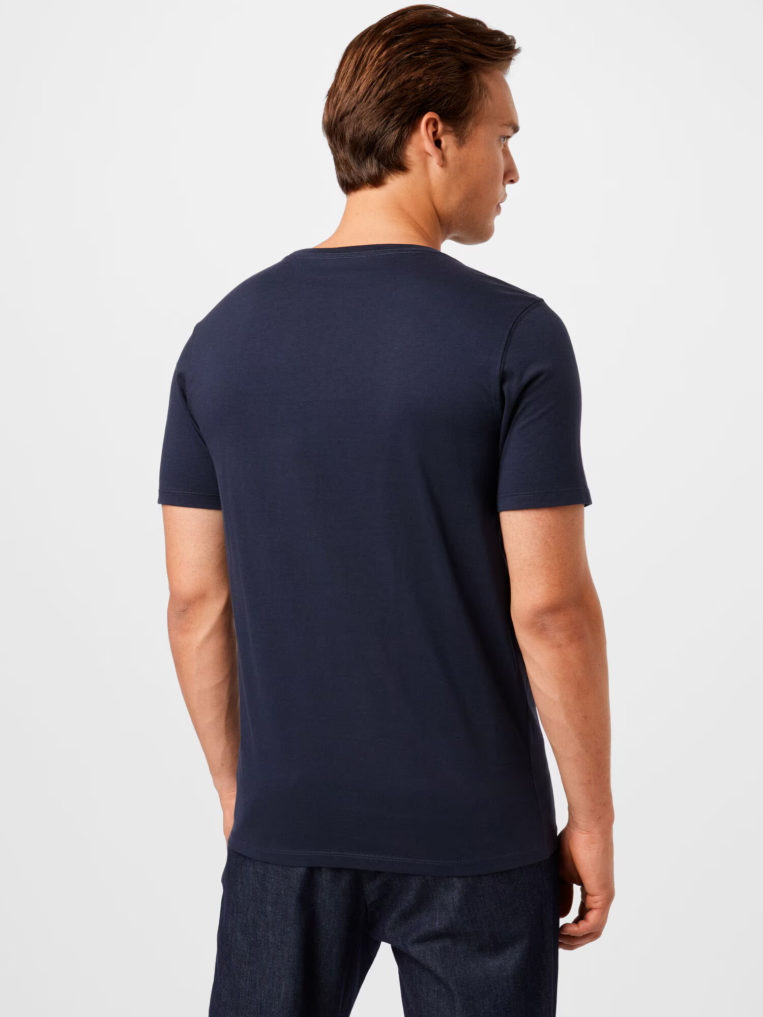 Lindbergh Tricou 'Copenhagen' bleumarin / albastru deschis / galben / lila / alb - Pled.ro