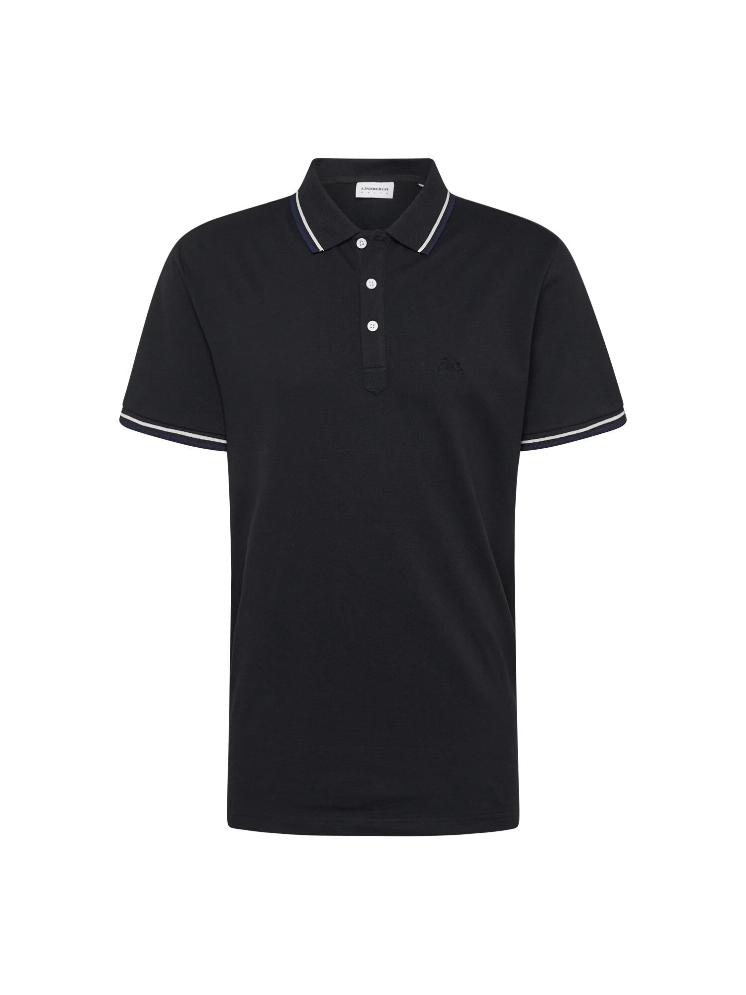 Lindbergh Tricou negru / alb - Pled.ro