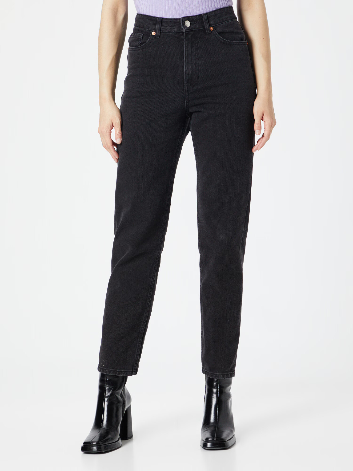 Lindex Jeans 'Betty' negru denim - Pled.ro