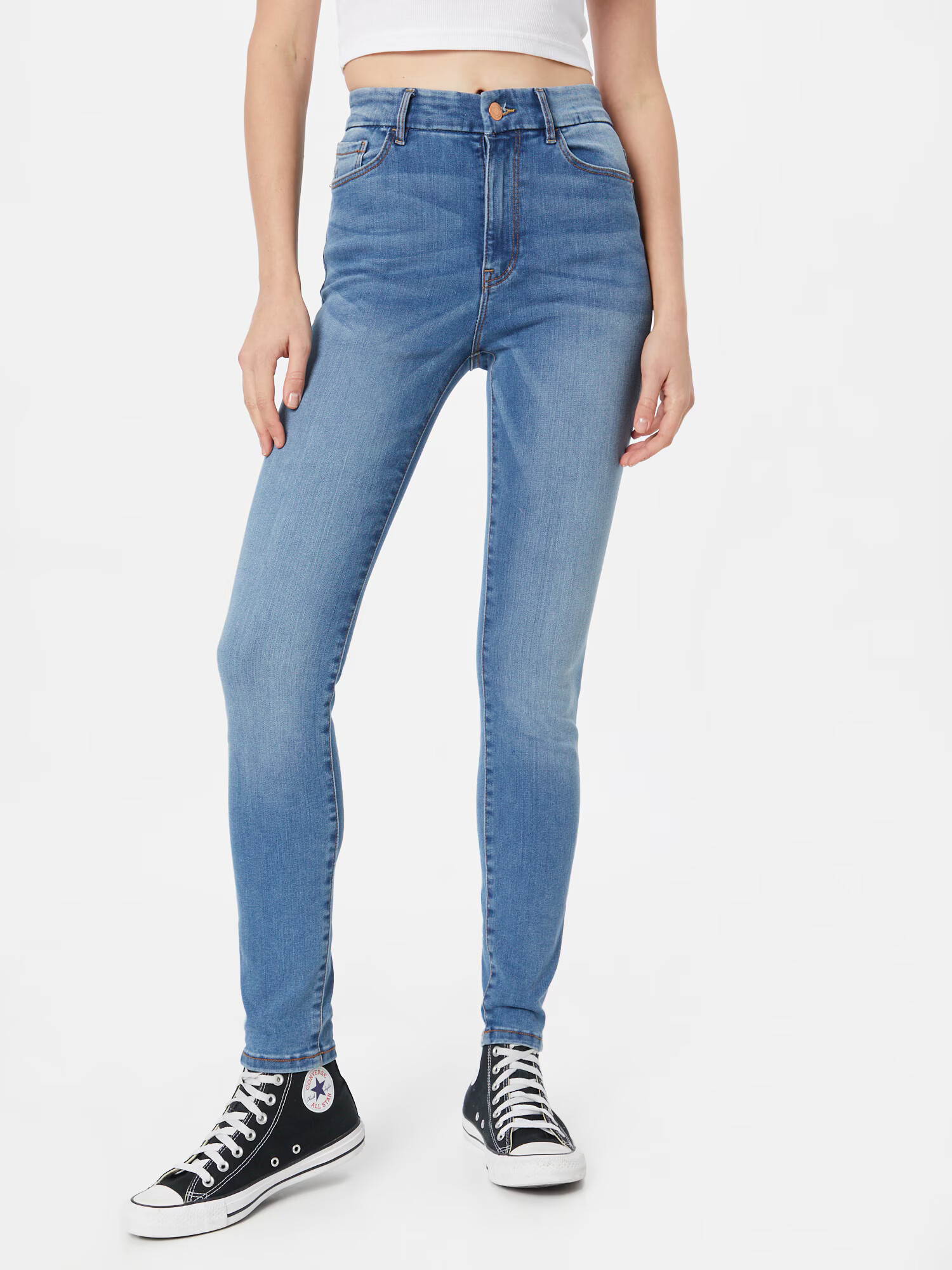 Lindex Jeans 'Clara' albastru - Pled.ro