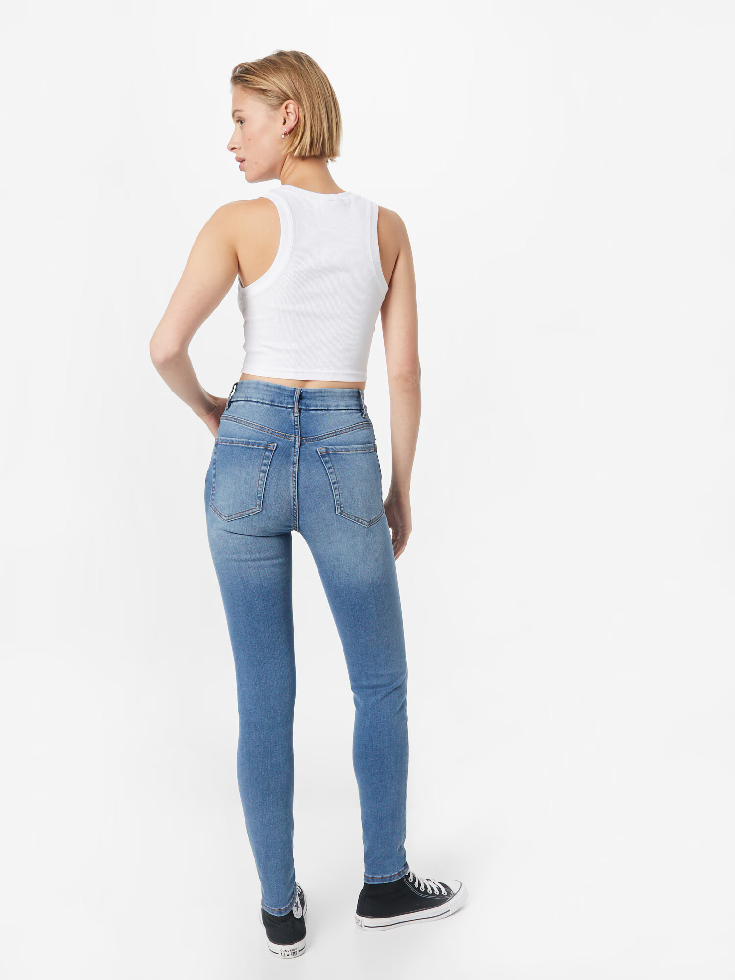 Lindex Jeans 'Clara' albastru - Pled.ro