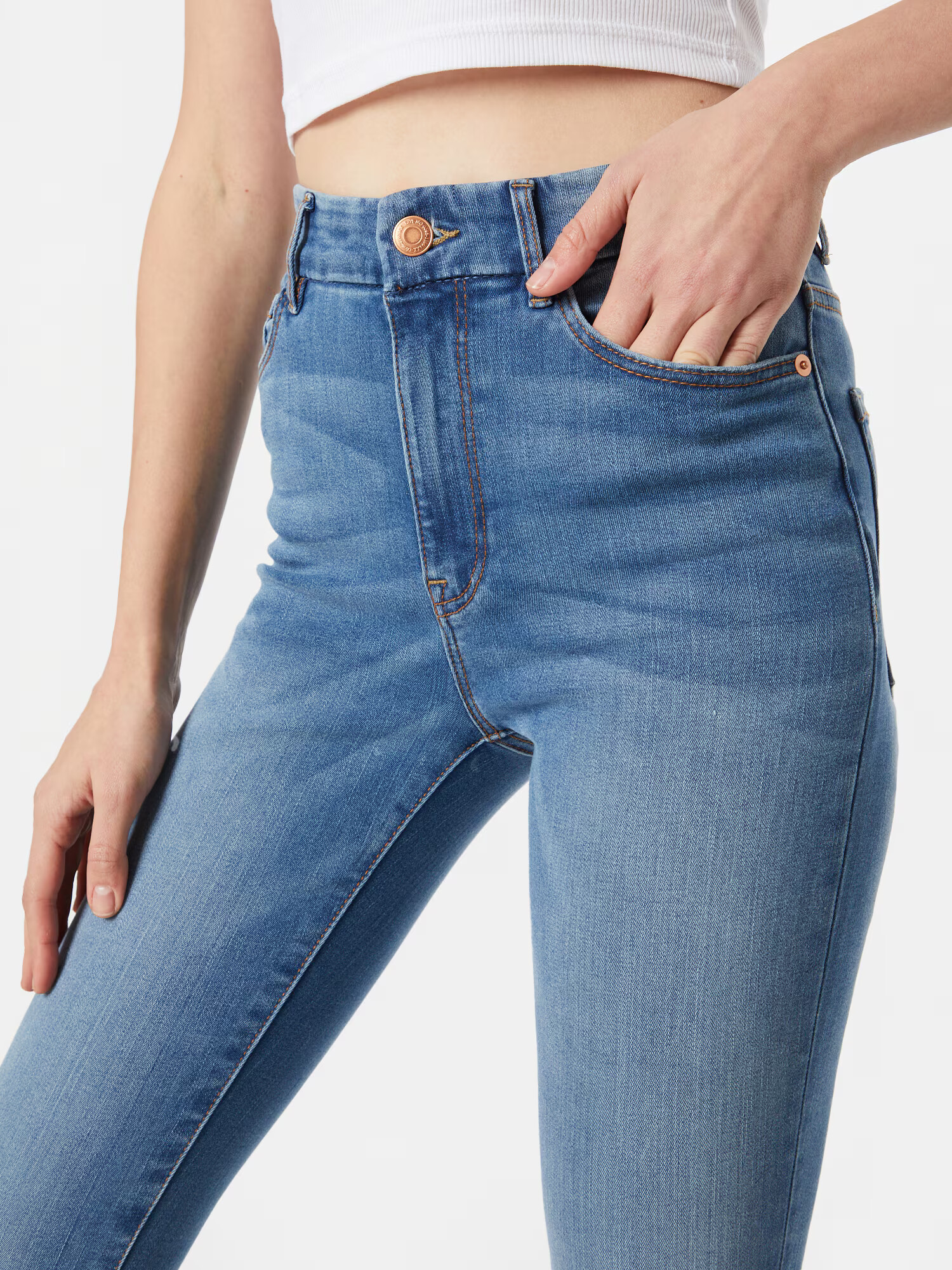 Lindex Jeans 'Clara' albastru - Pled.ro