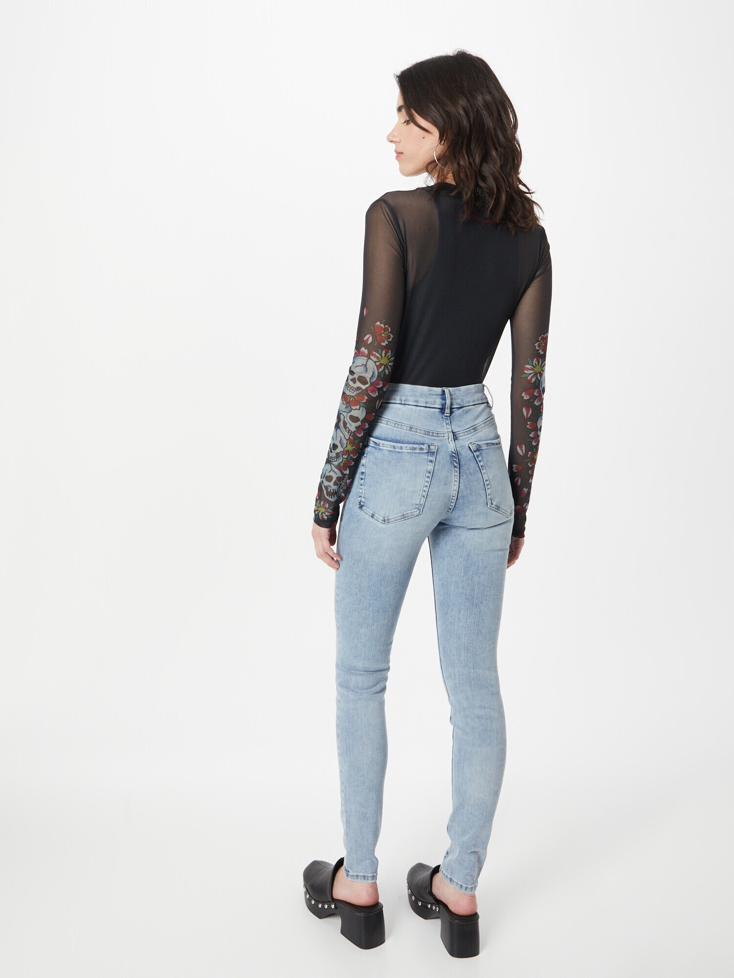 Lindex Jeans 'Clara' albastru denim - Pled.ro