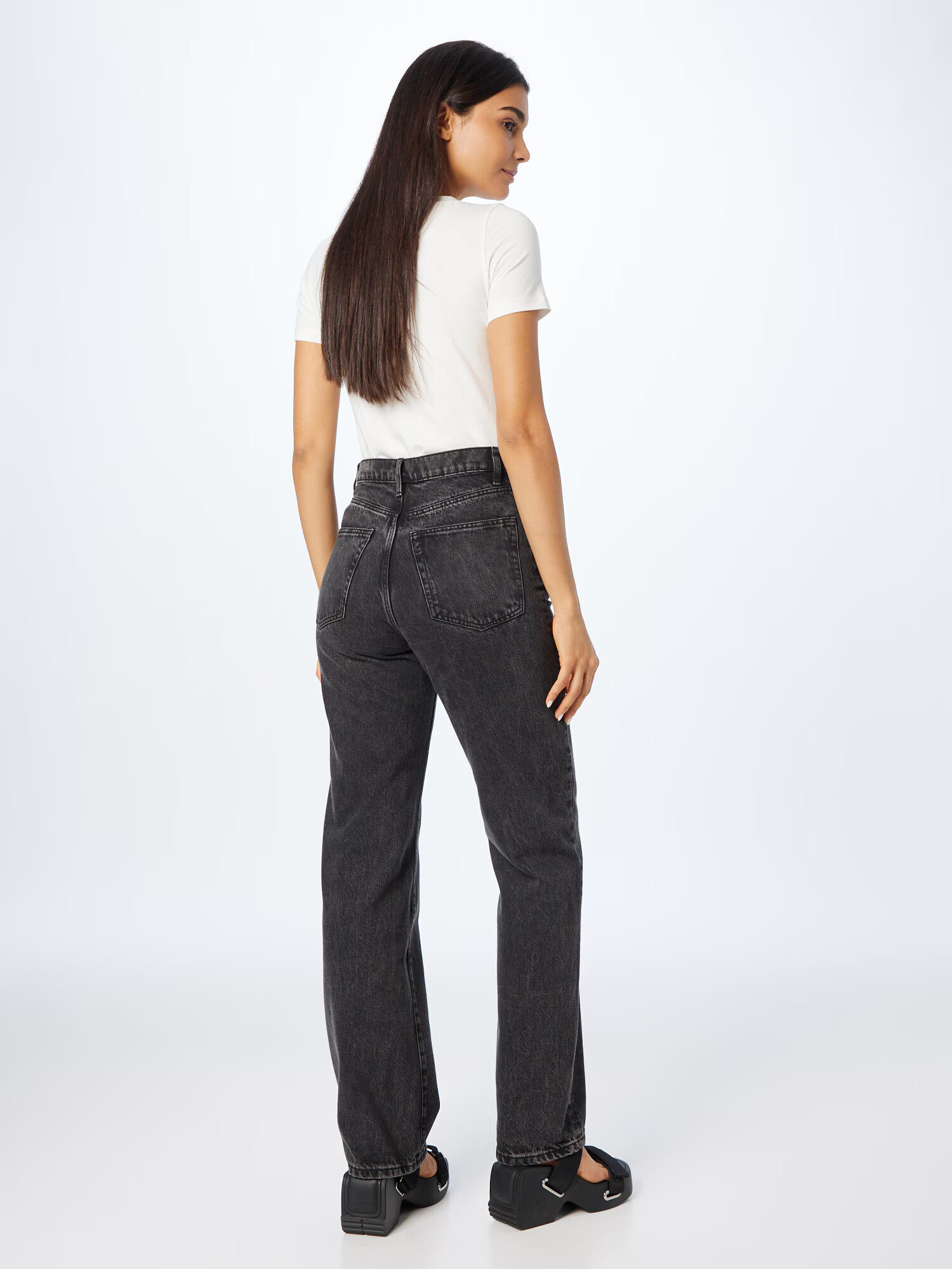 Lindex Jeans 'Franka' negru denim - Pled.ro