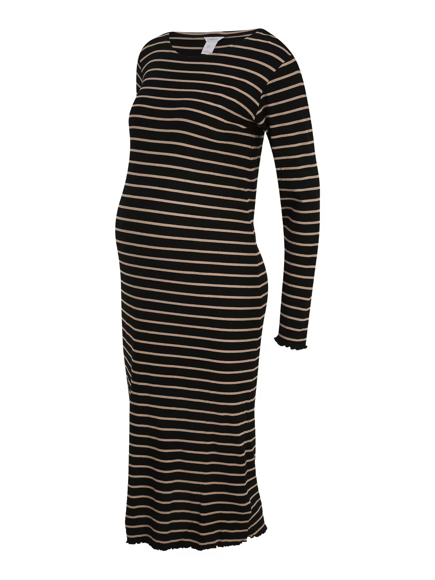 Lindex Maternity Rochie 'Johanna' bej / negru - Pled.ro