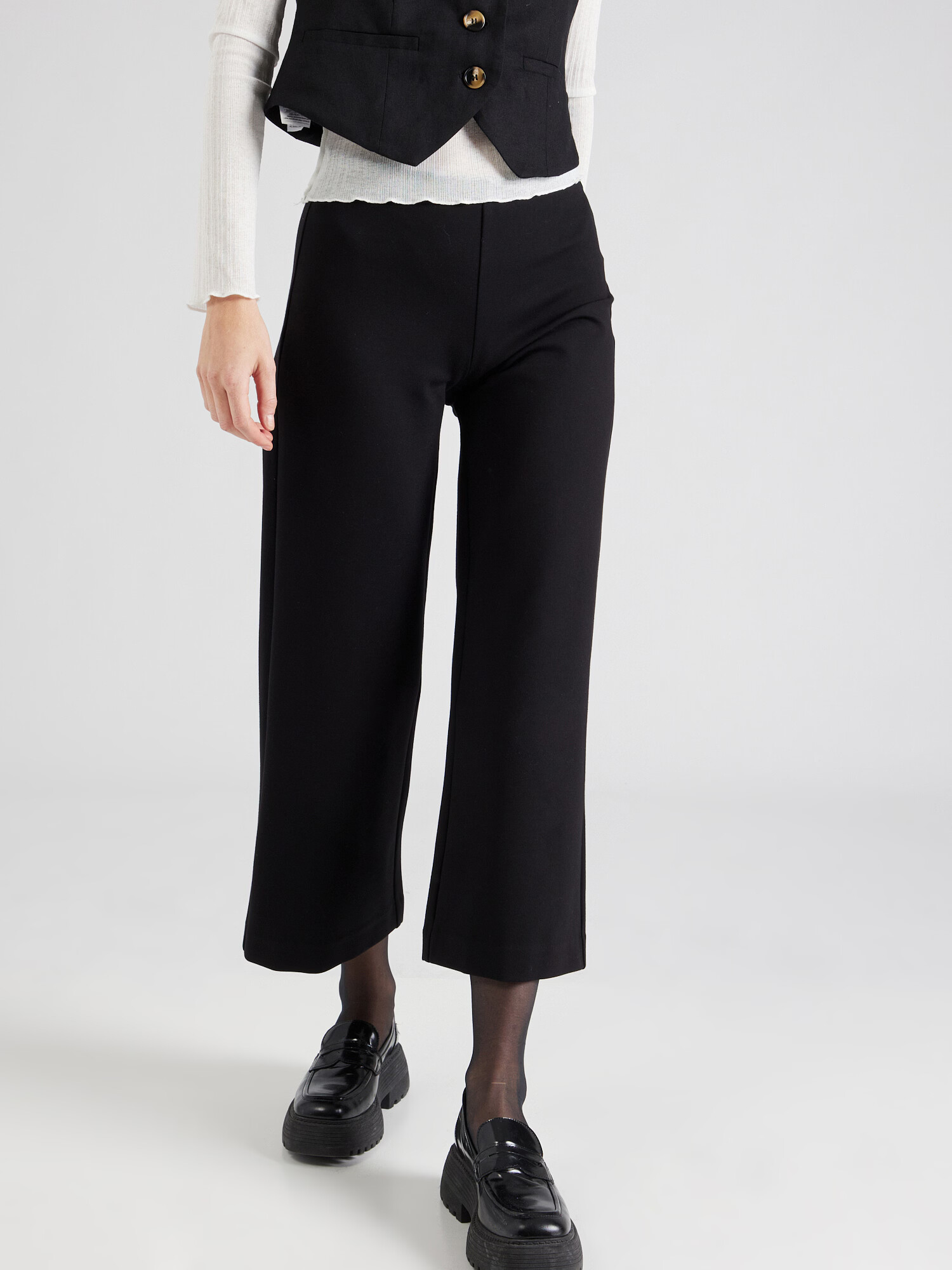 Lindex Pantaloni 'Daisy' negru - Pled.ro