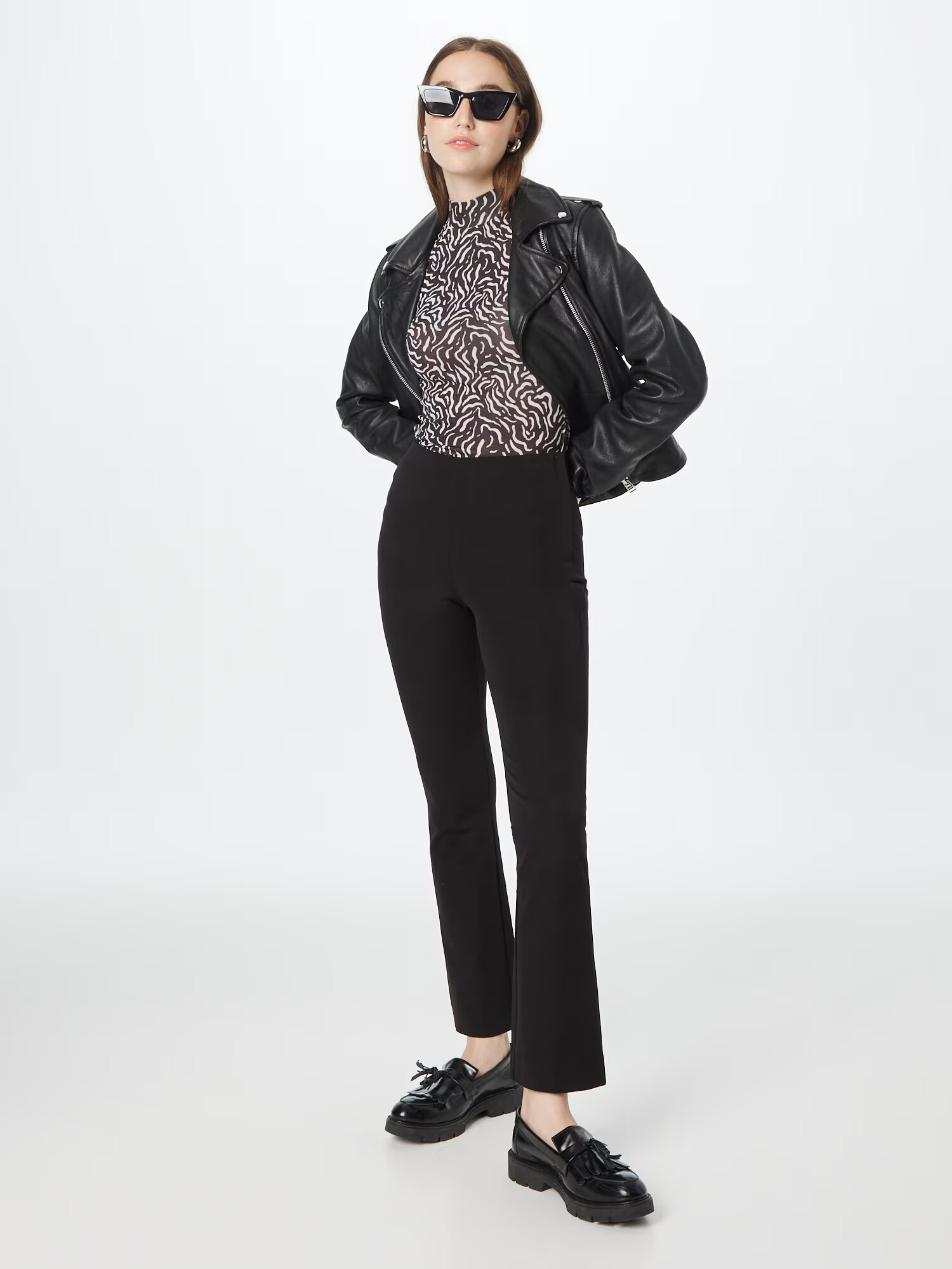 Lindex Pantaloni 'Jenny' negru - Pled.ro