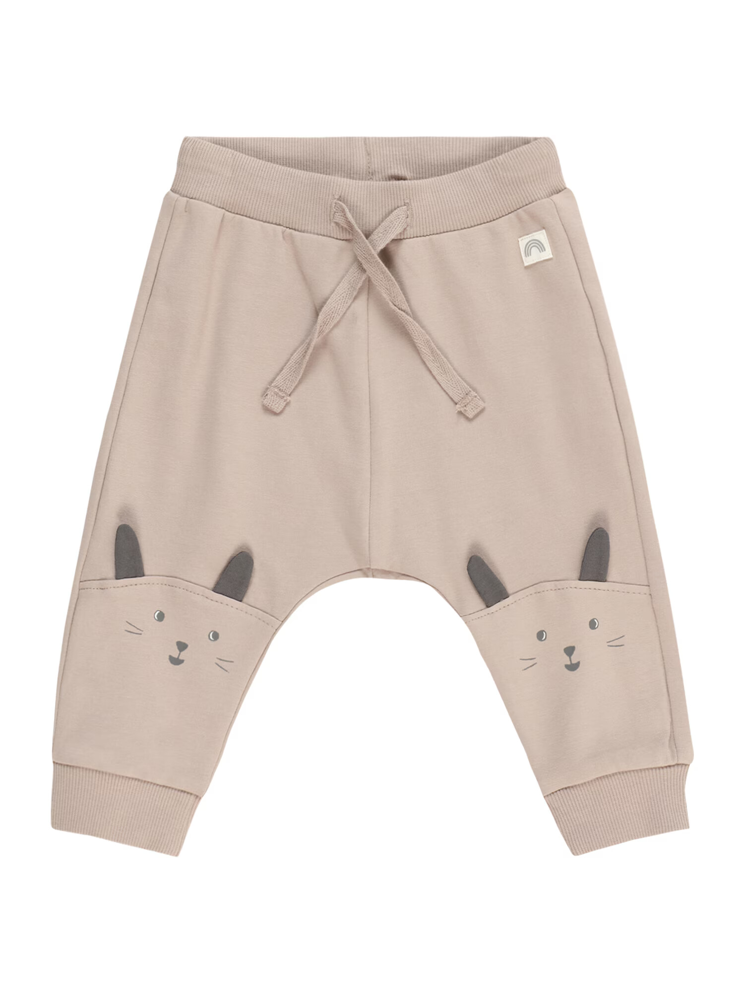 Lindex Pantaloni maro cămilă / gri taupe / alb - Pled.ro