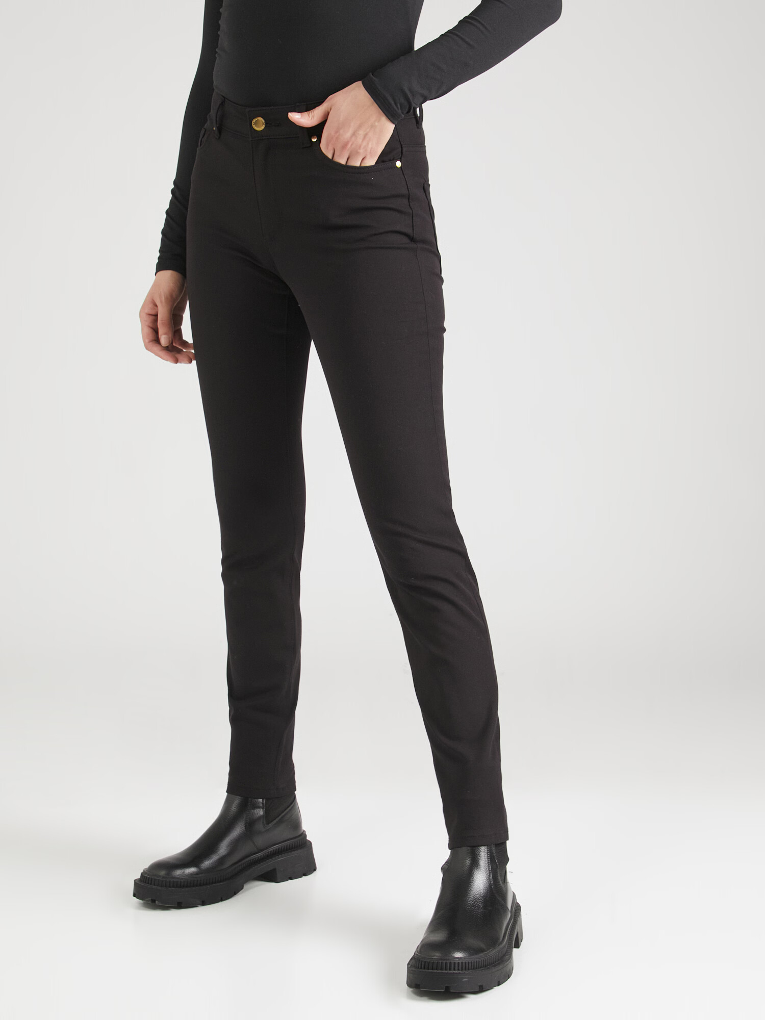 Lindex Pantaloni 'Tova' negru - Pled.ro