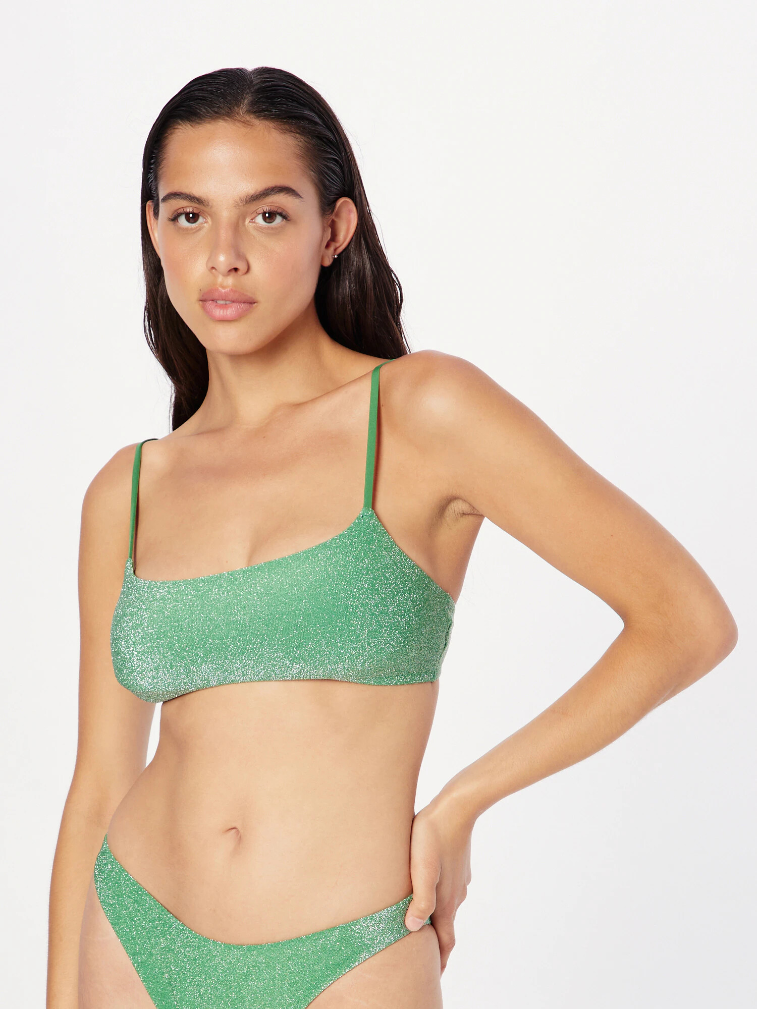 Lindex Sutien costum de baie 'Teyana' verde - Pled.ro