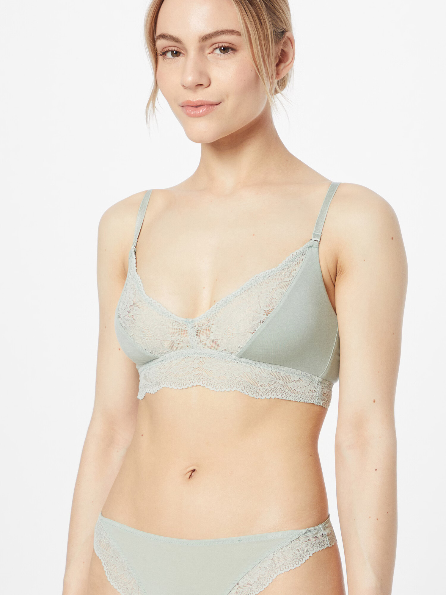 Lindex Sutien 'Lara' verde pastel - Pled.ro