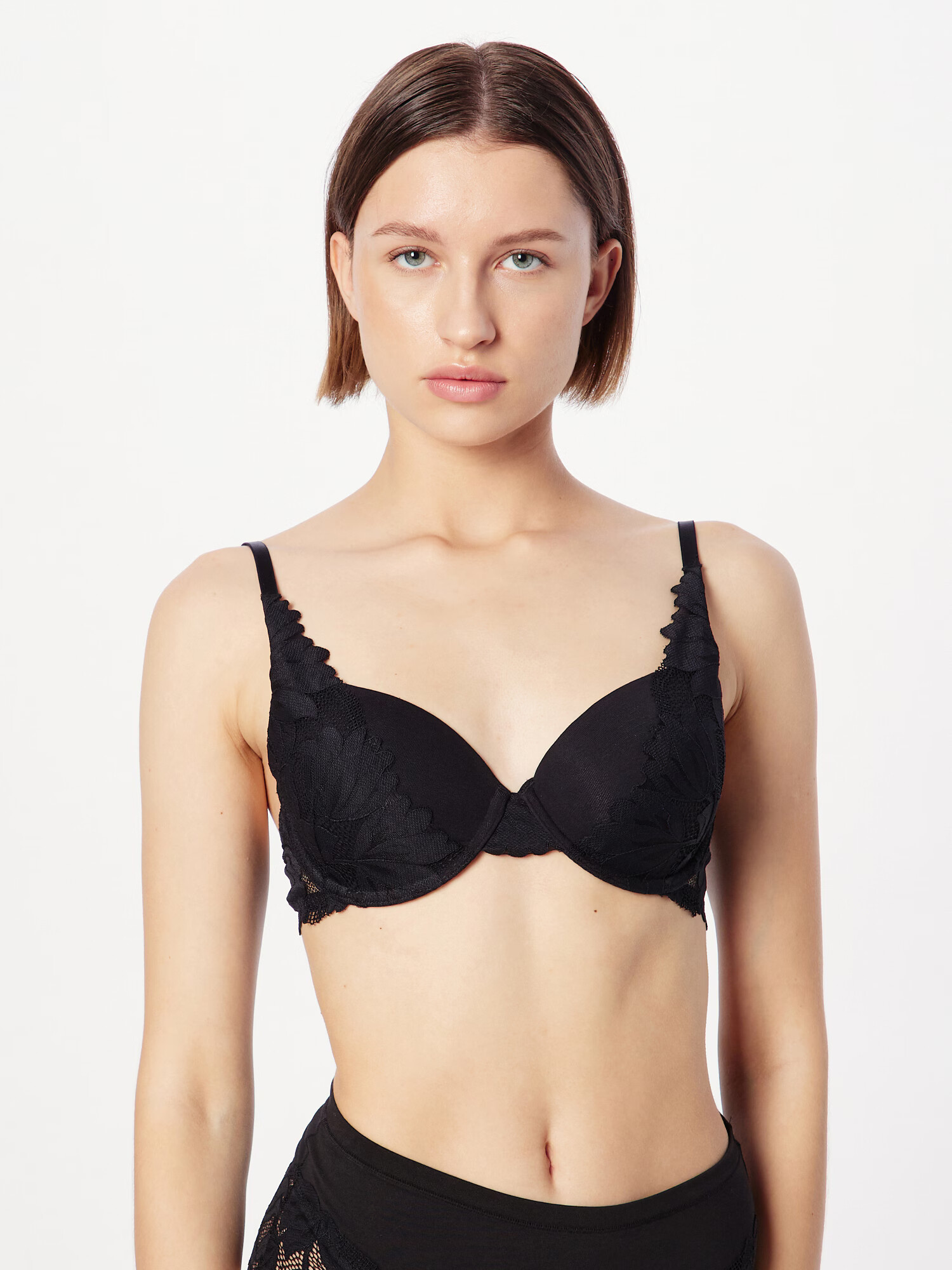 Lindex Sutien 'Lilja' negru - Pled.ro