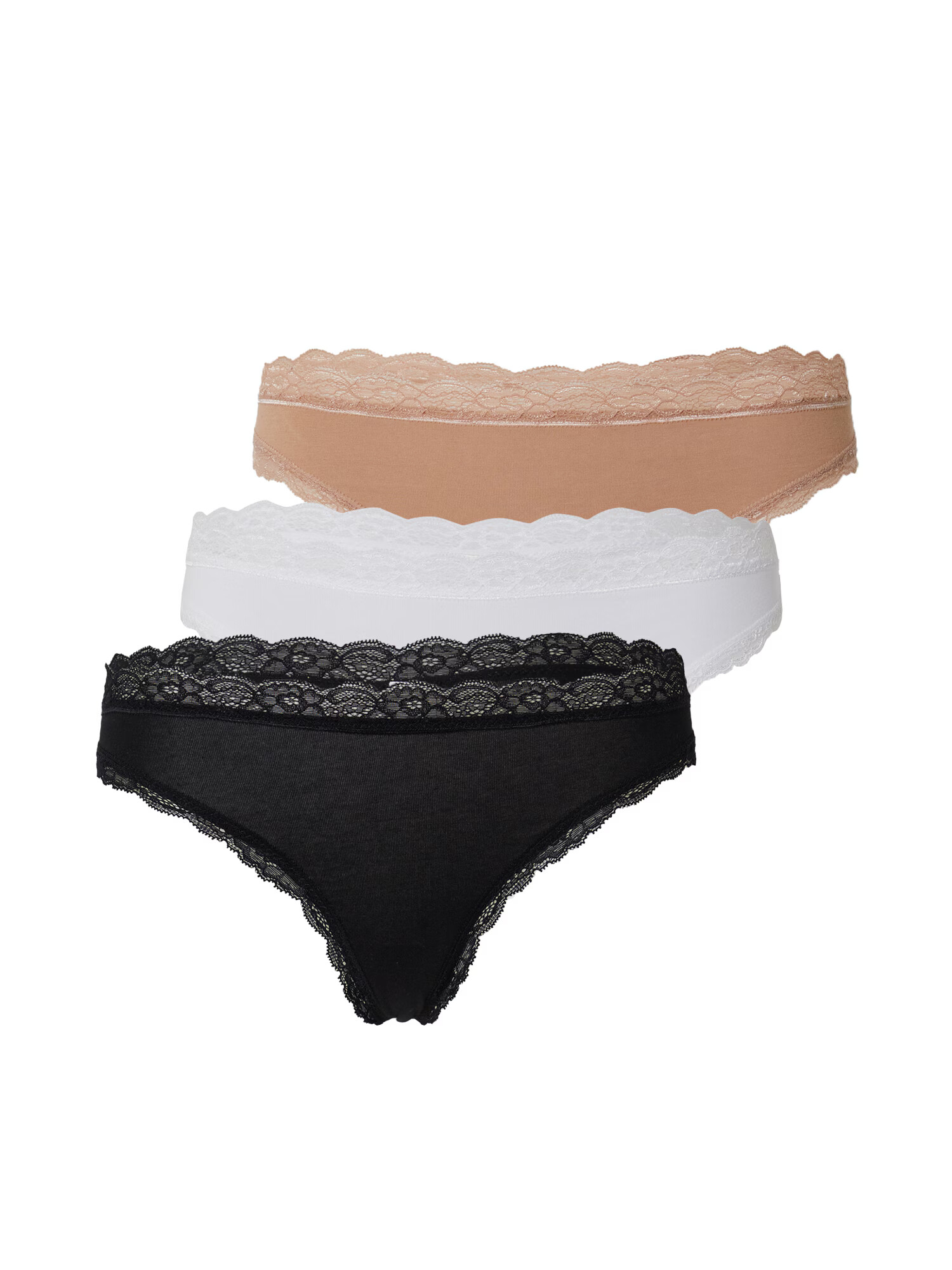 Lindex Tanga roz pal / negru / alb - Pled.ro