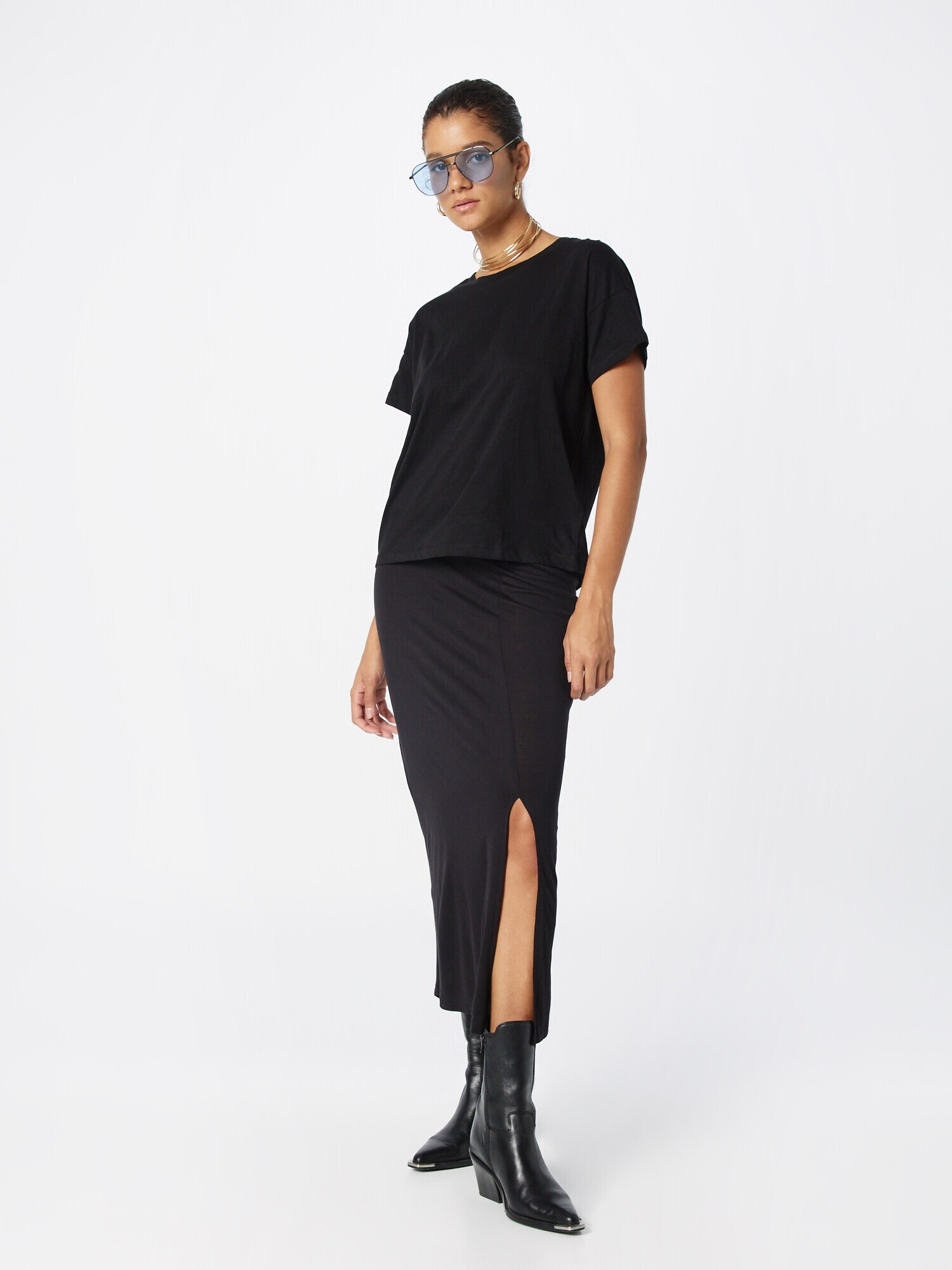 Lindex Tricou 'Claire' negru - Pled.ro