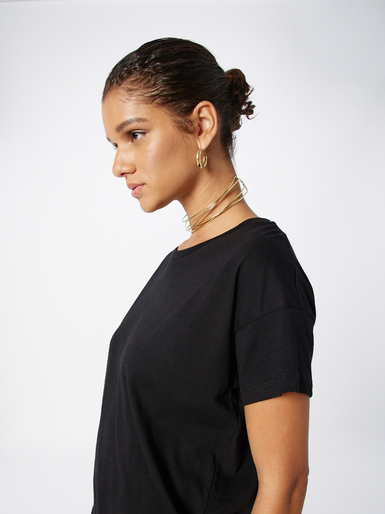 Lindex Tricou 'Claire' negru - Pled.ro