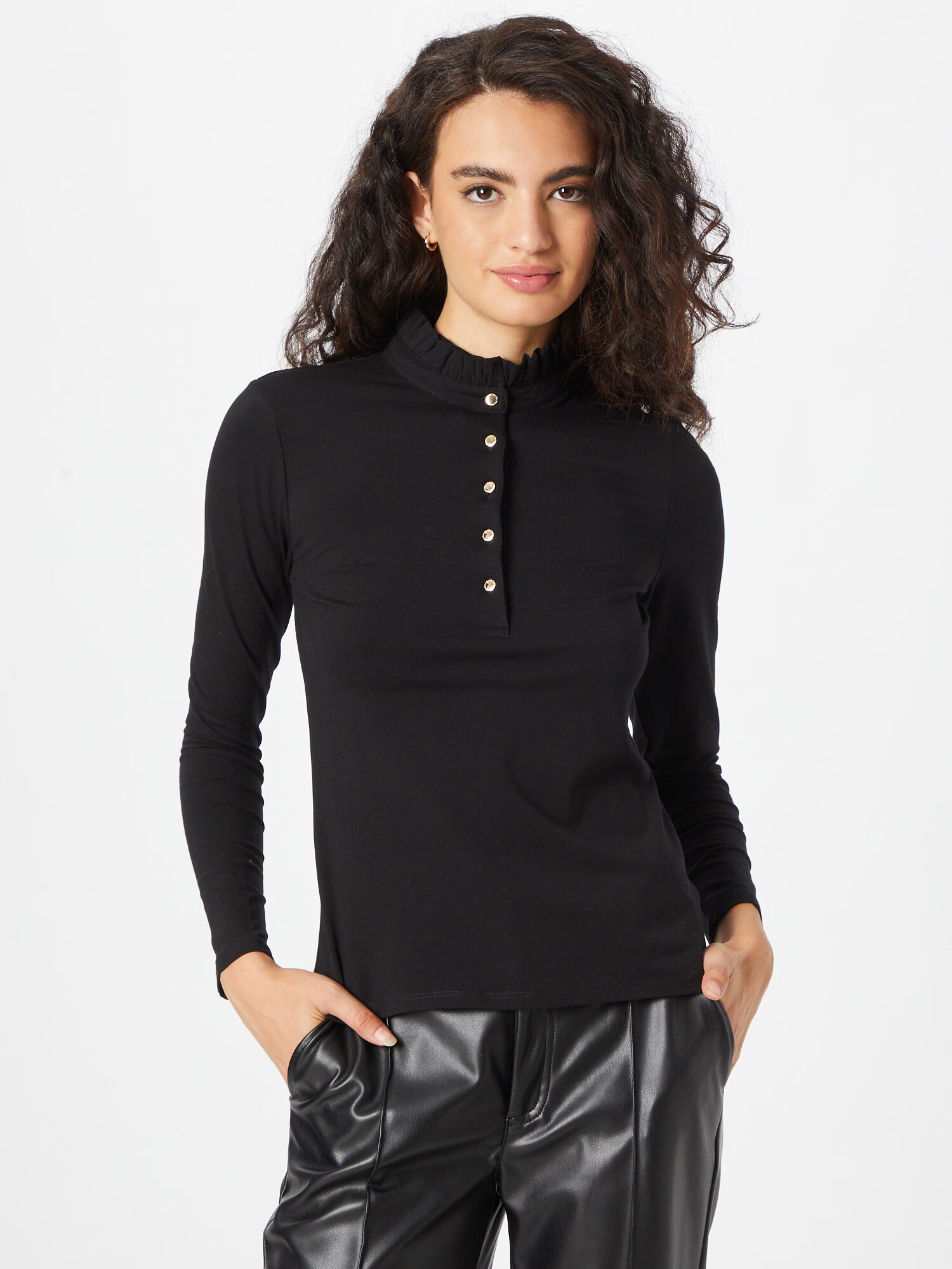 Lindex Tricou 'Tilde' negru - Pled.ro