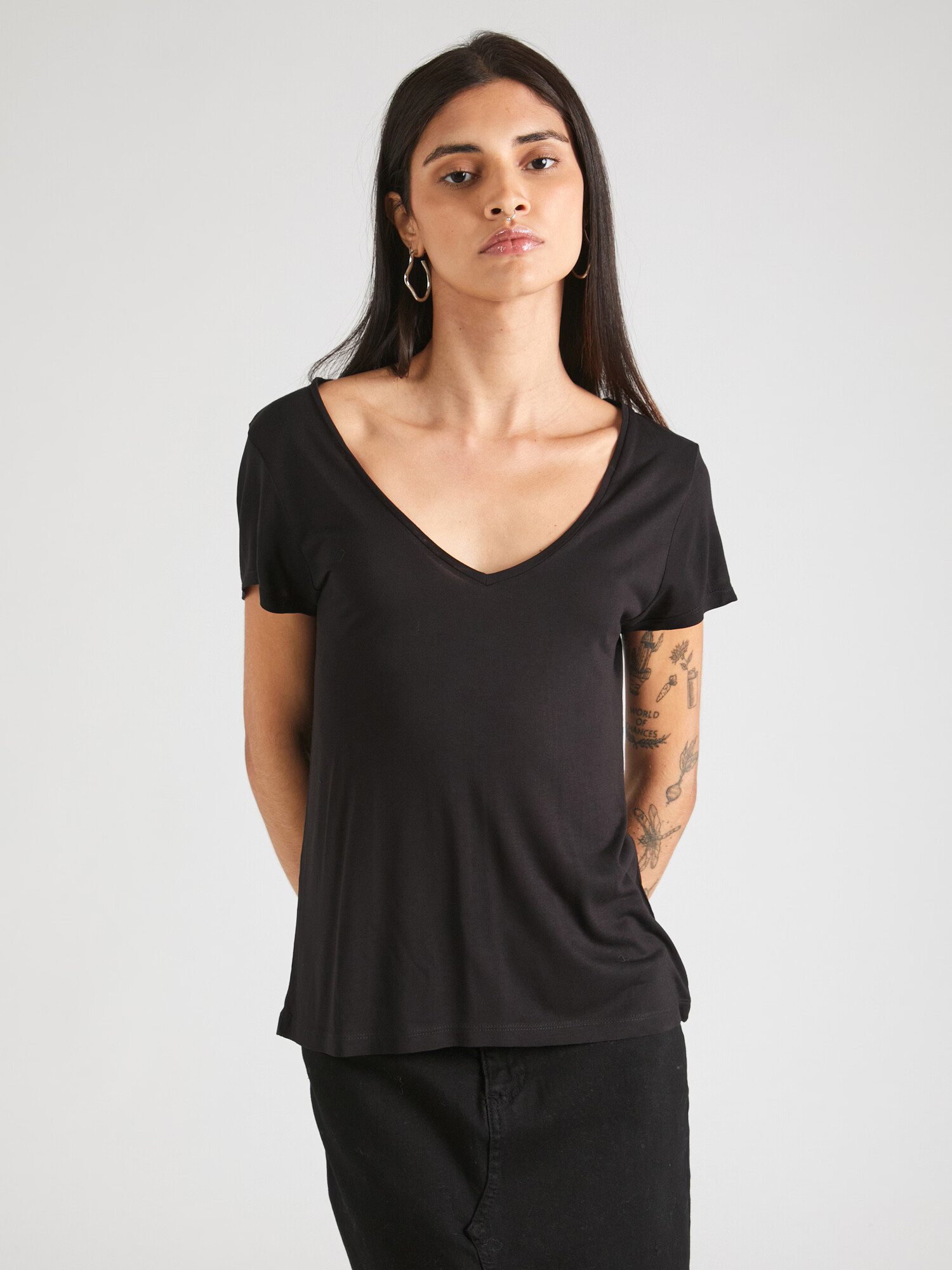 Lindex Tricou 'Vita' negru - Pled.ro