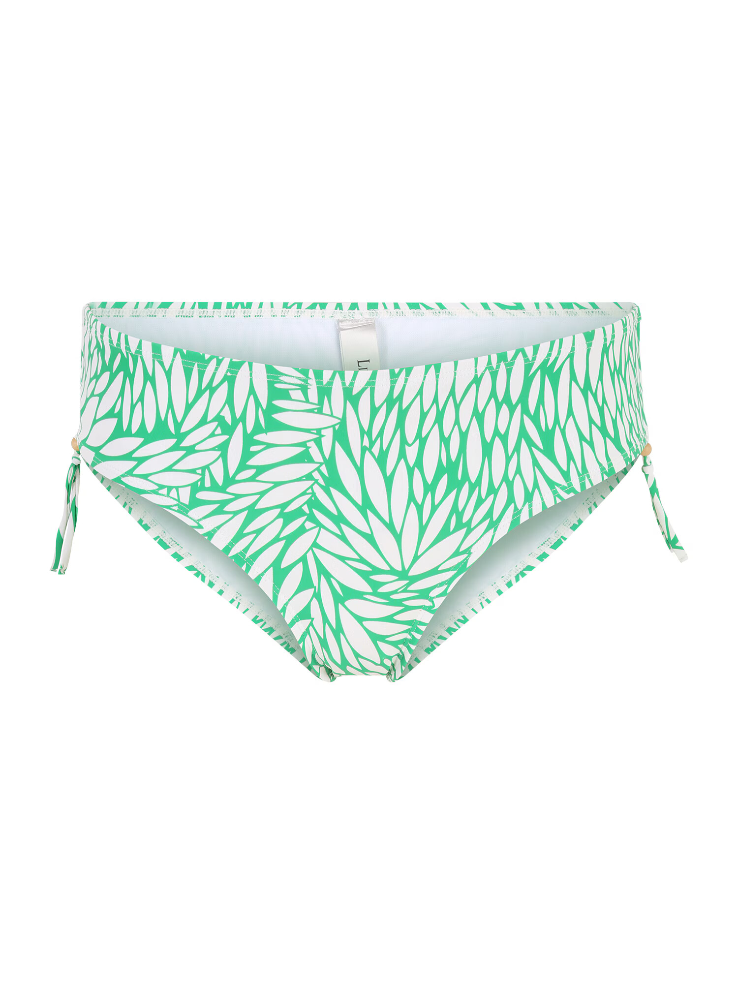 LingaDore Slip costum de baie verde / alb - Pled.ro