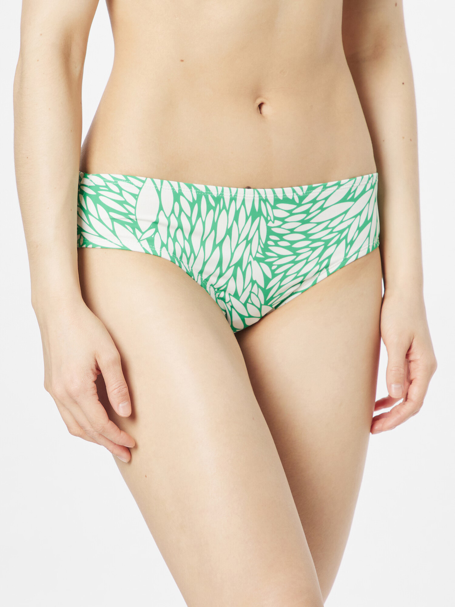 LingaDore Slip costum de baie verde / alb - Pled.ro