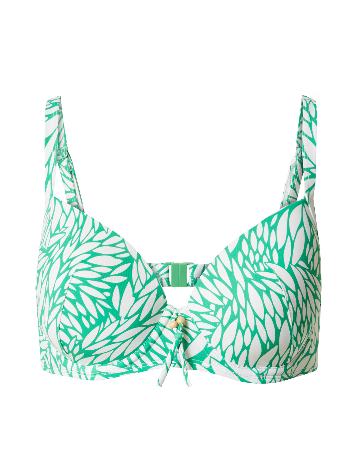 LingaDore Sutien costum de baie verde / alb - Pled.ro