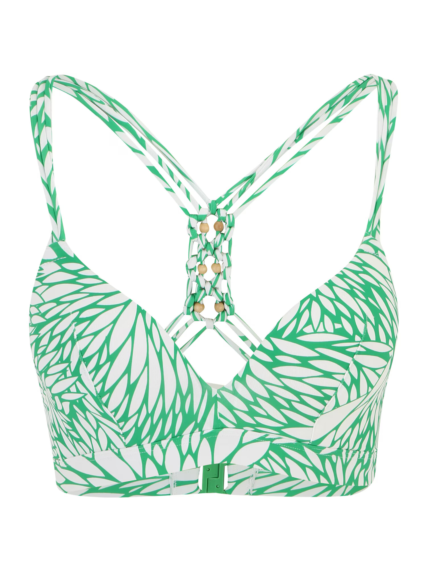 LingaDore Sutien costum de baie verde / alb - Pled.ro