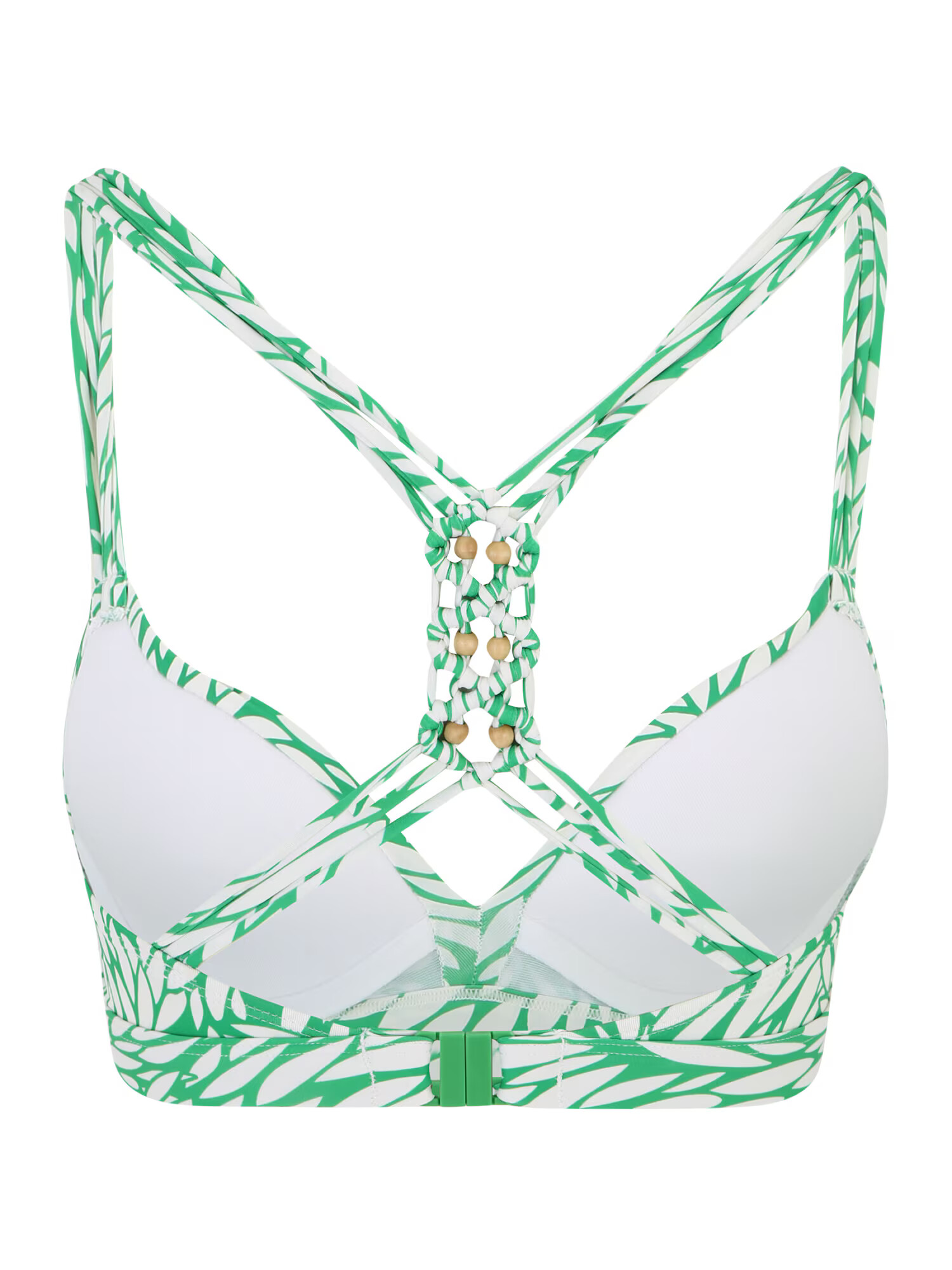 LingaDore Sutien costum de baie verde / alb - Pled.ro