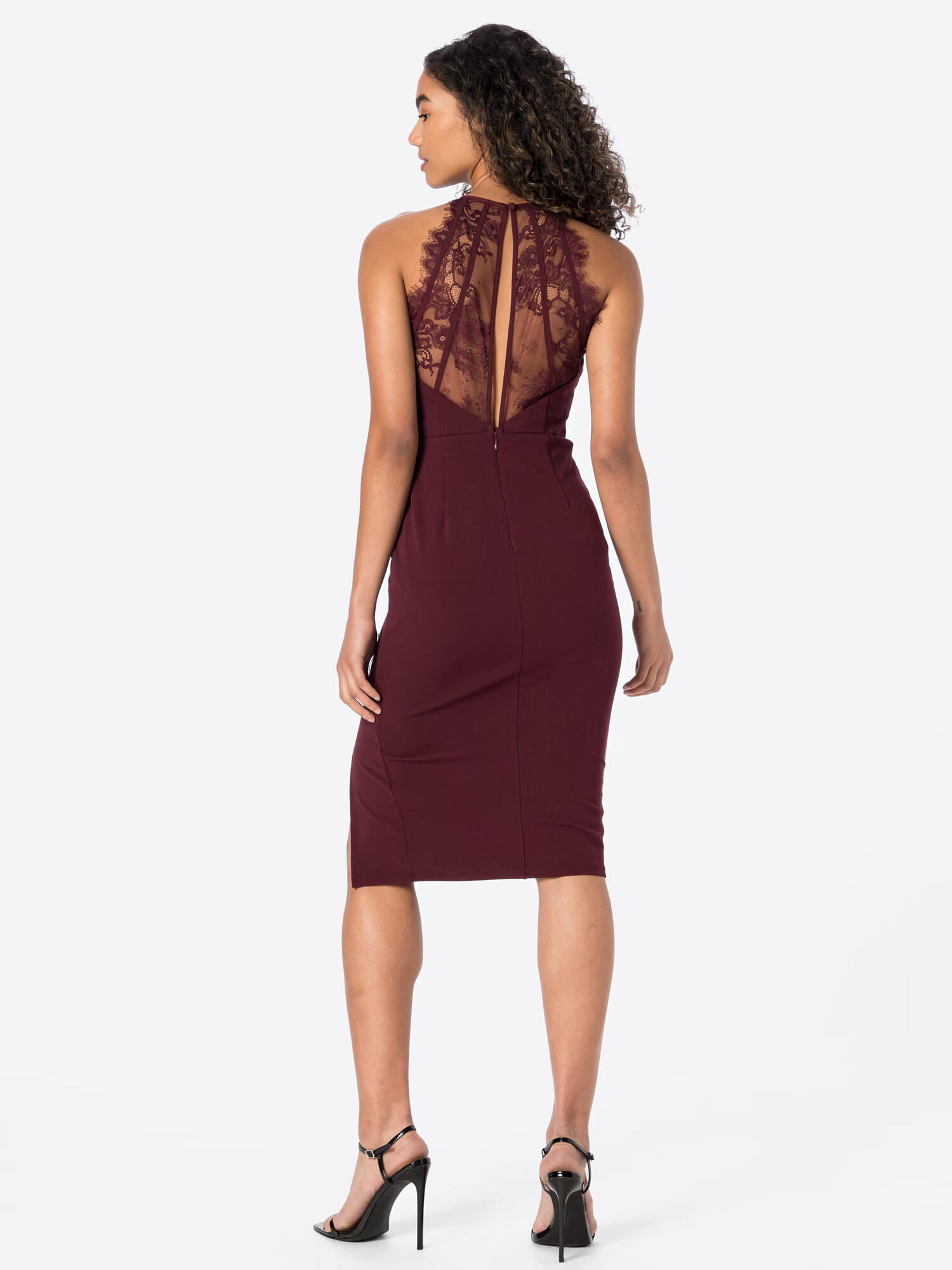 Lipsy Rochie de cocktail mov zmeură - Pled.ro