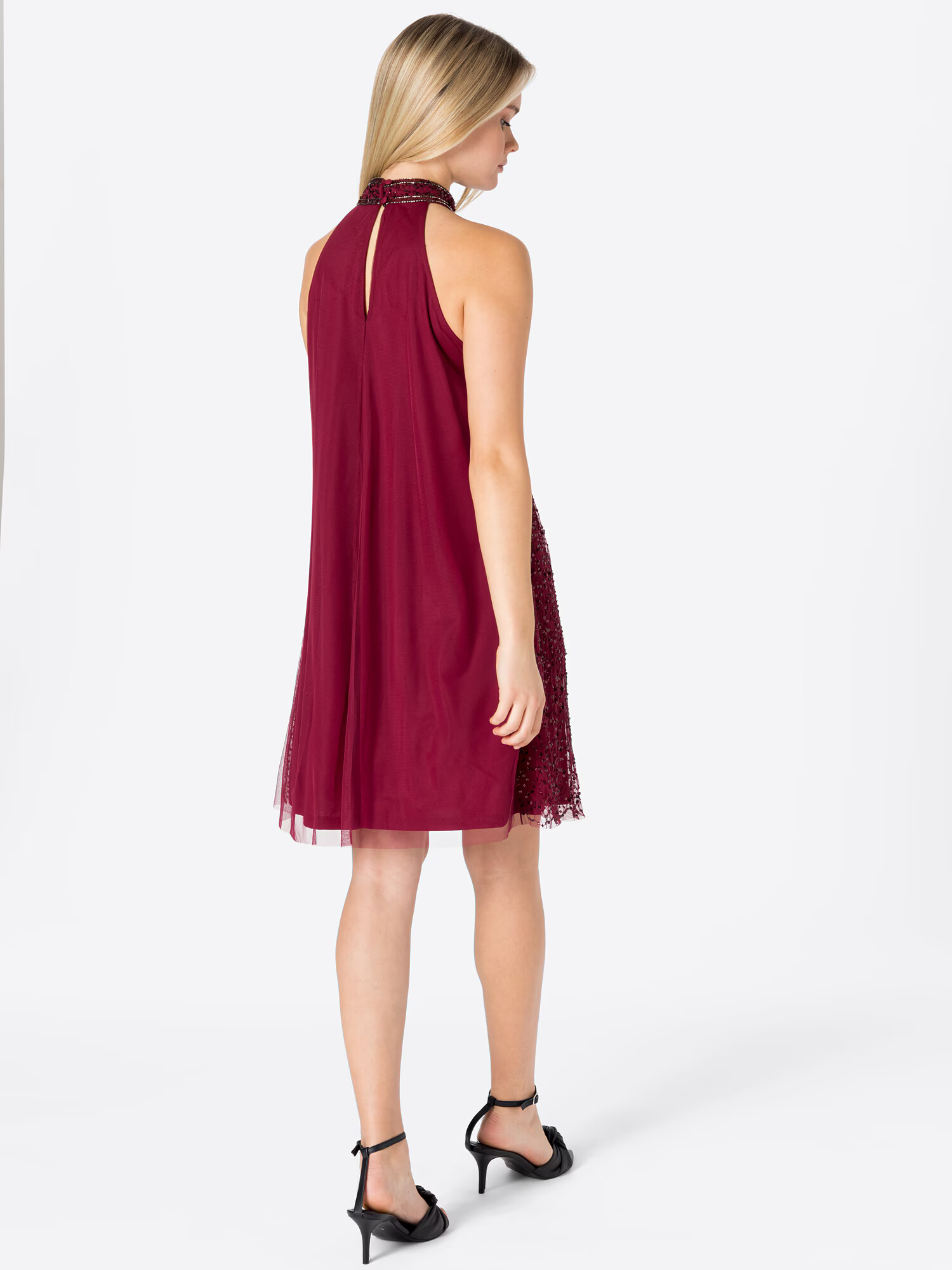 Lipsy Rochie de cocktail 'OXBLOOD SEQ HLT SWIN' sângeriu - Pled.ro