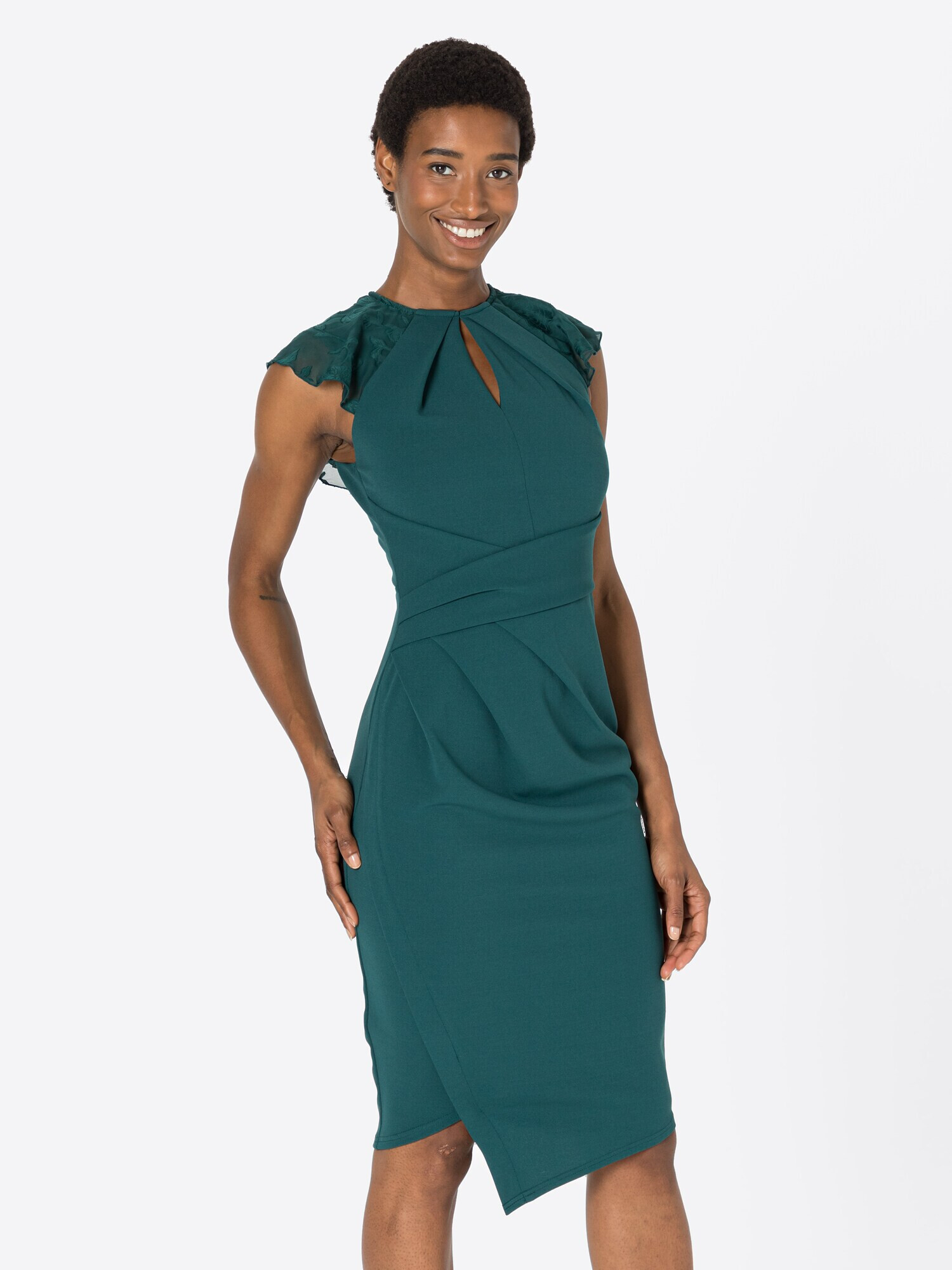 Lipsy Rochie de cocktail verde smarald - Pled.ro