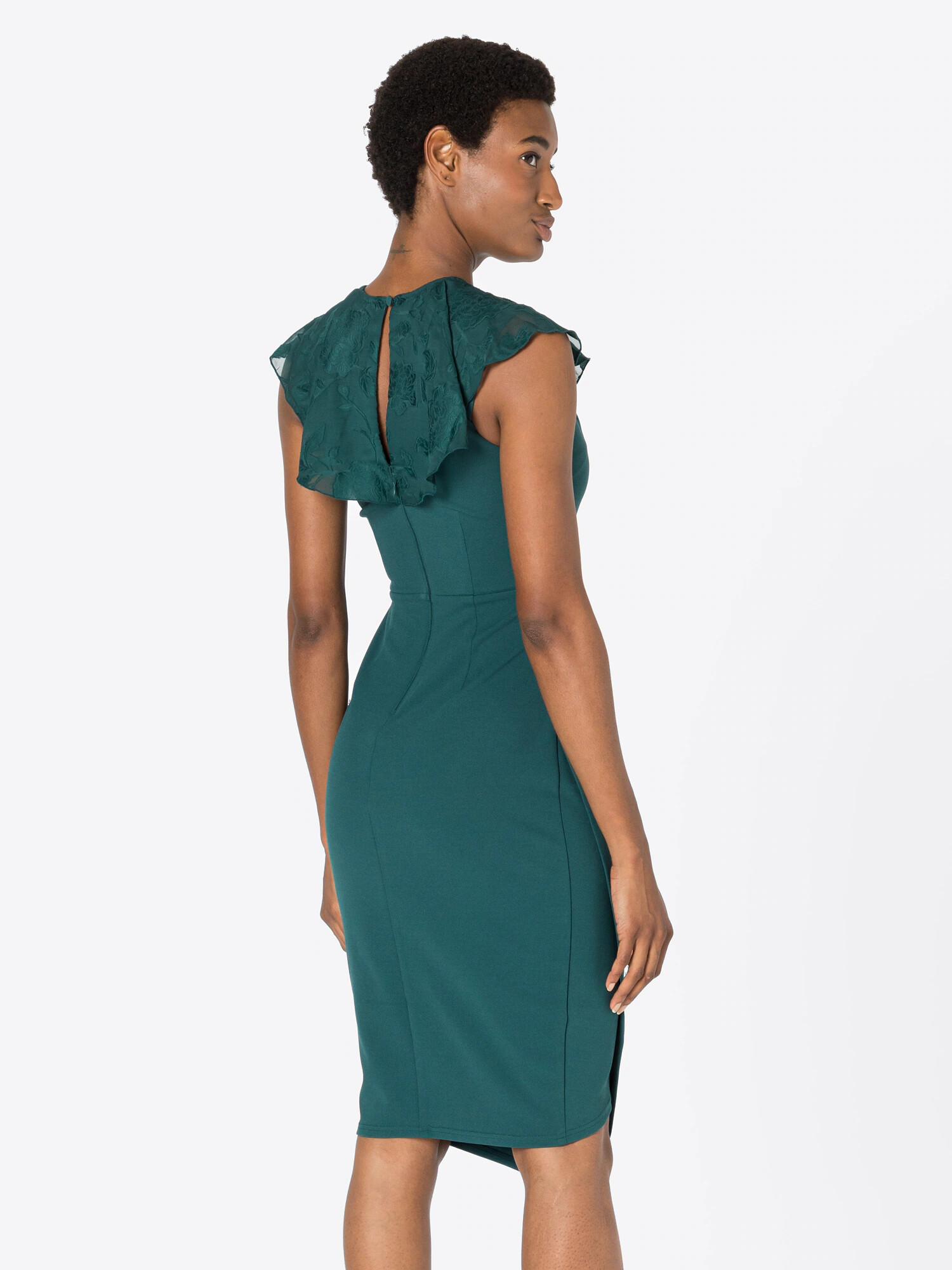 Lipsy Rochie de cocktail verde smarald - Pled.ro