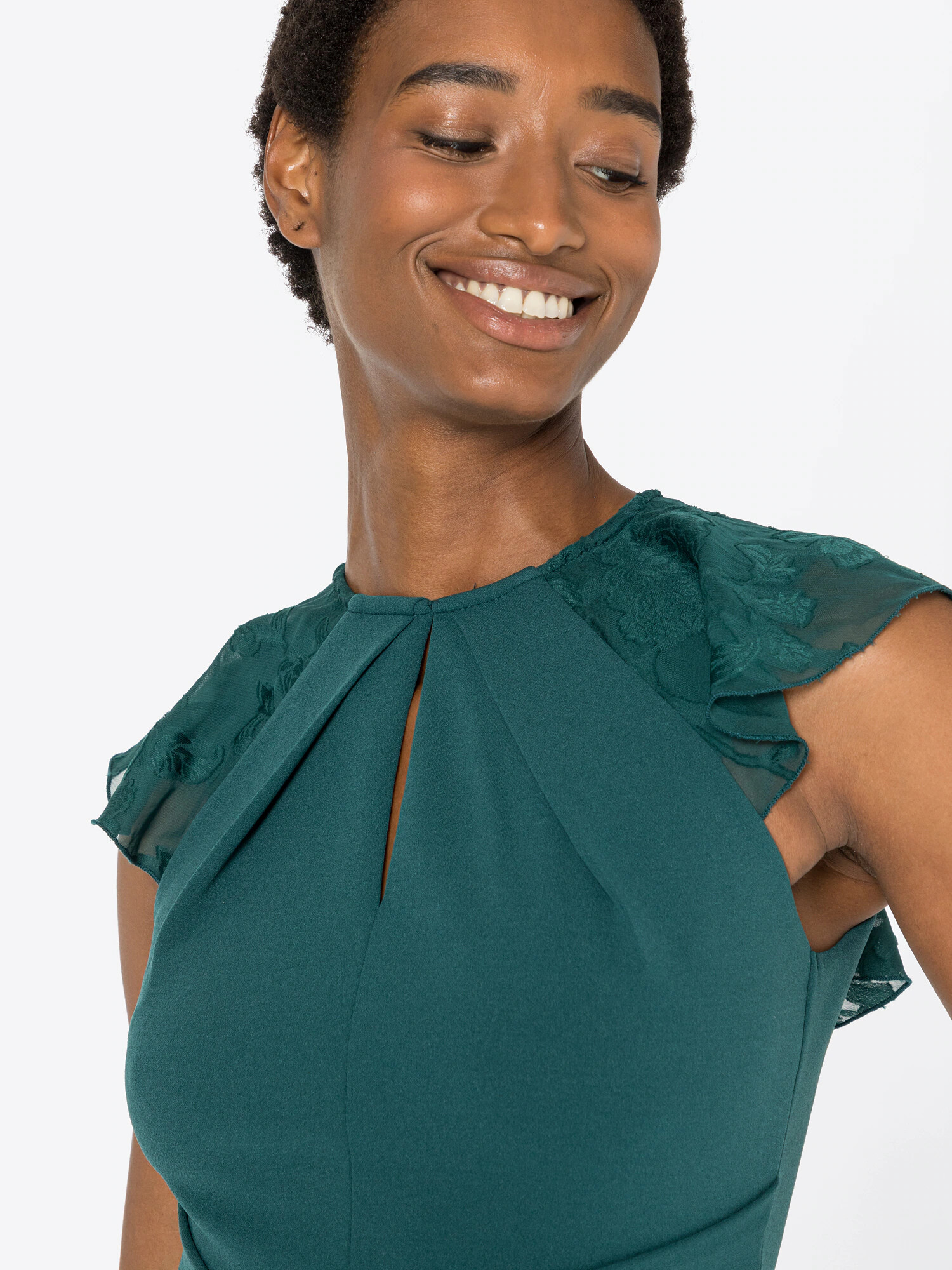 Lipsy Rochie de cocktail verde smarald - Pled.ro