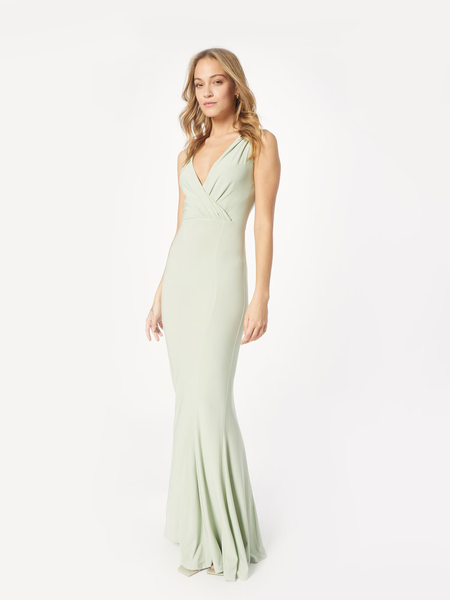 Lipsy Rochie de seară verde pastel - Pled.ro