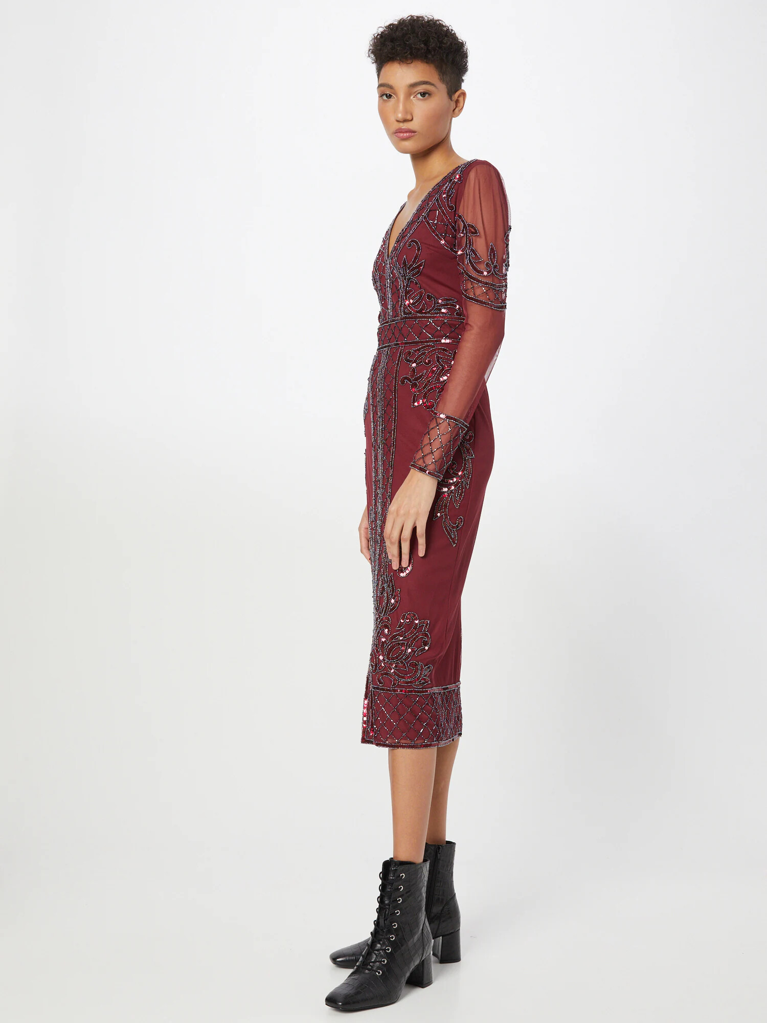 Lipsy Rochie roșu bordeaux - Pled.ro