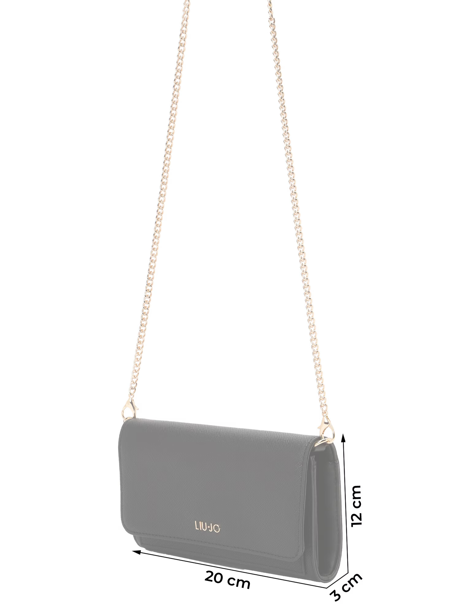 Liu Jo Clutch 'ECS XL' auriu / negru - Pled.ro