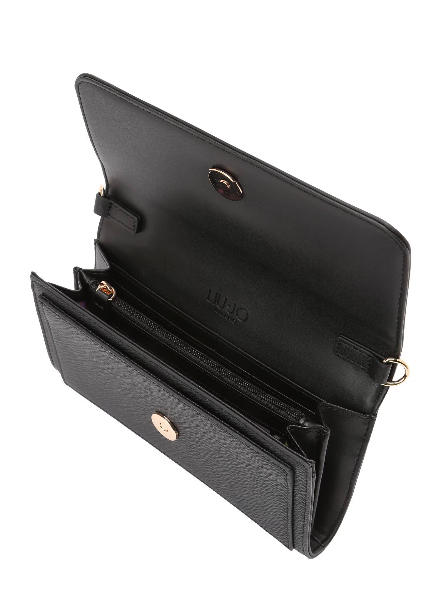 Liu Jo Clutch 'ECS XL' auriu / negru - Pled.ro