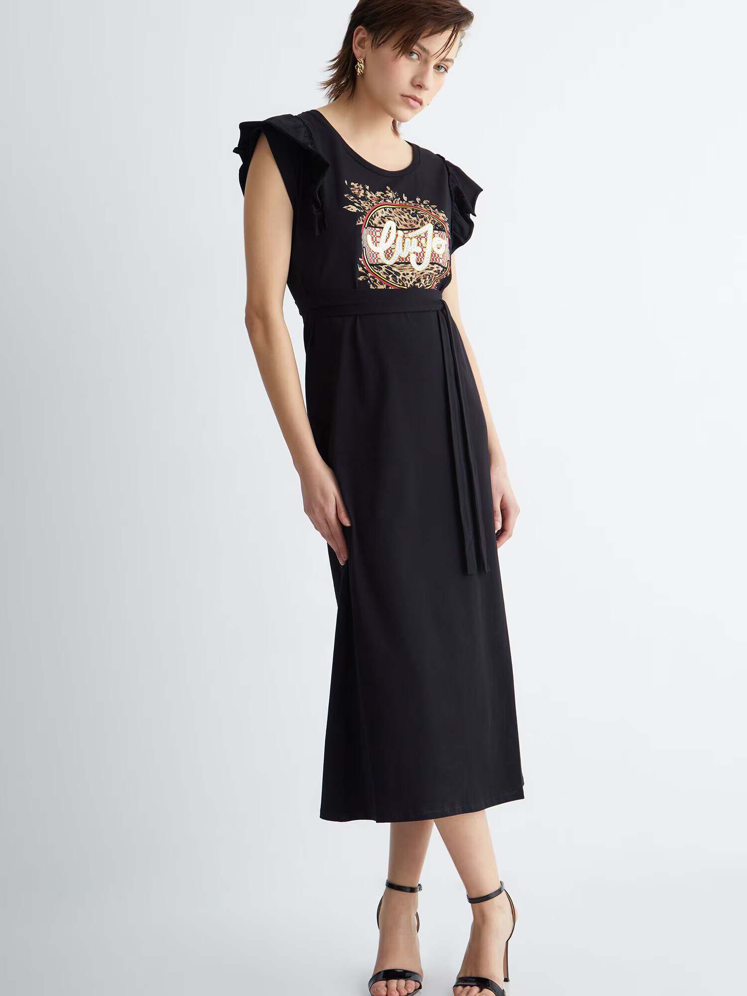 Liu Jo Rochie auriu / negru / alb - Pled.ro