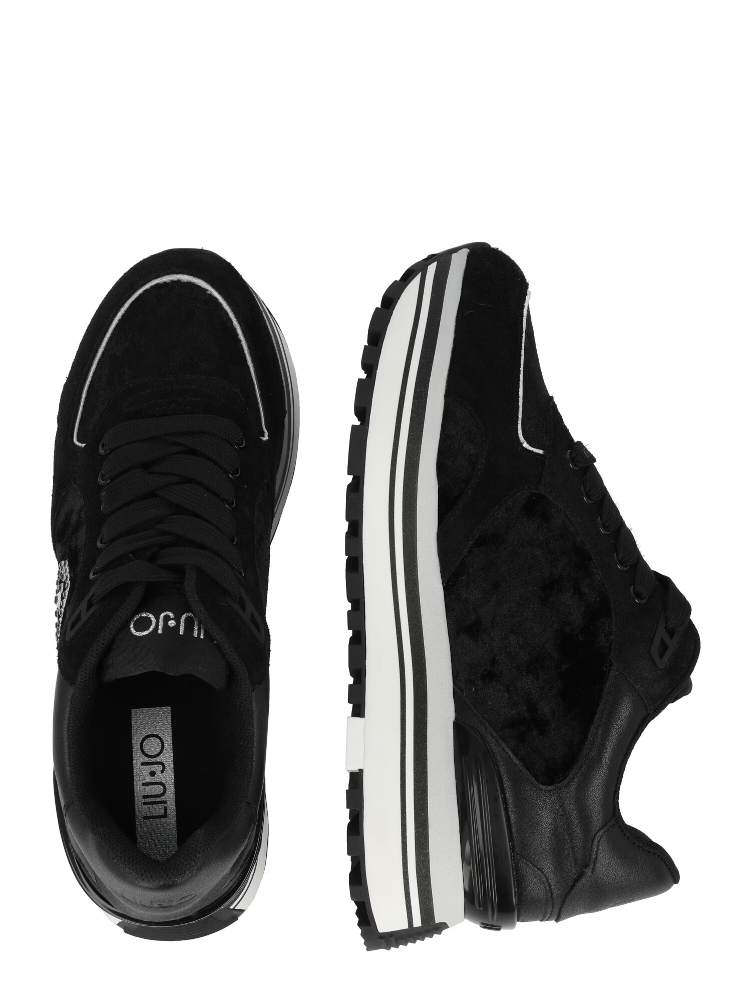 Liu Jo Sneaker low negru / alb - Pled.ro