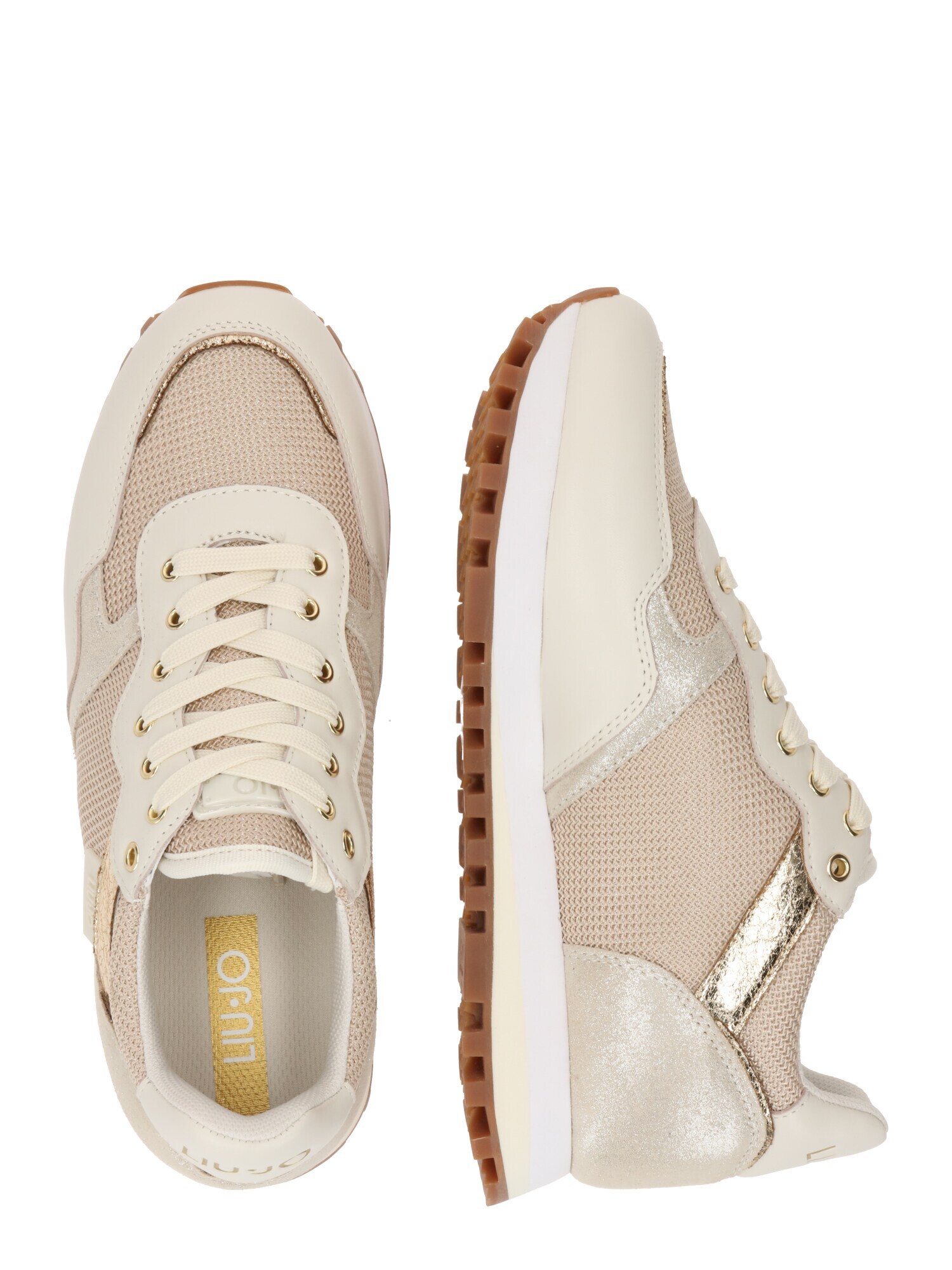 Liu Jo Sneaker low 'WONDER' bej / crem / auriu - Pled.ro