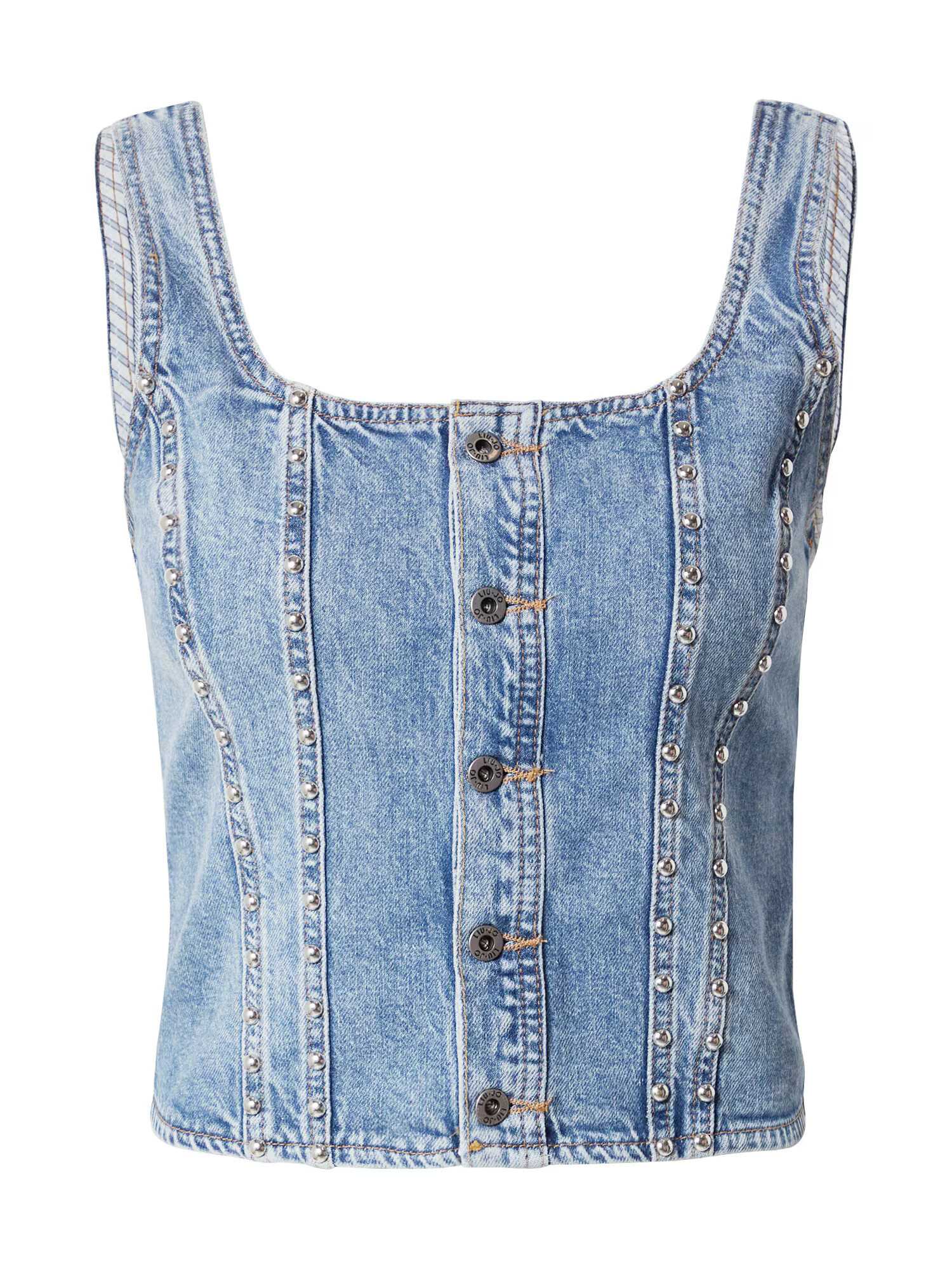 Liu Jo Top albastru denim - Pled.ro