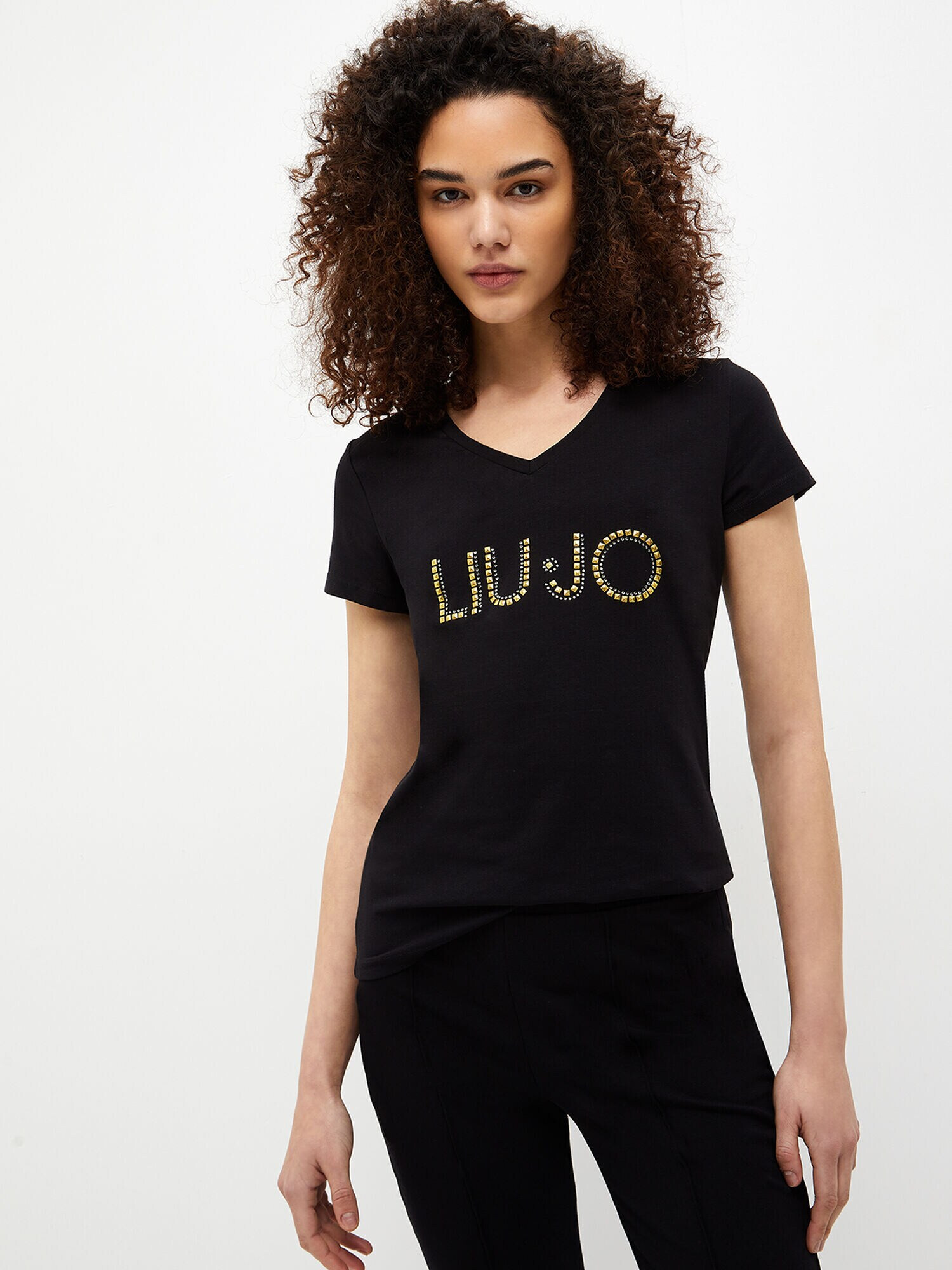 Liu Jo Tricou auriu / negru / argintiu - Pled.ro