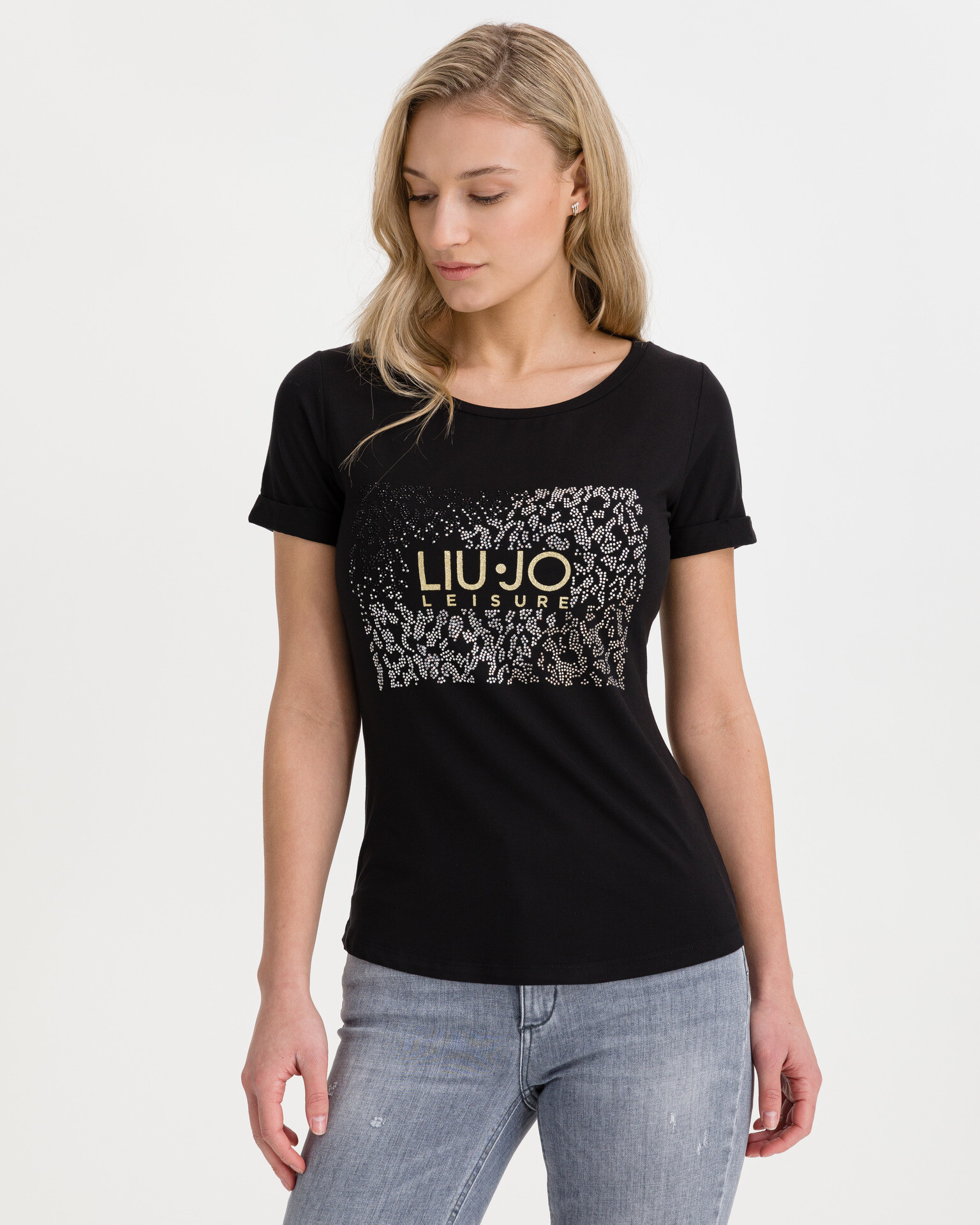 Liu Jo Tricou negru - Pled.ro