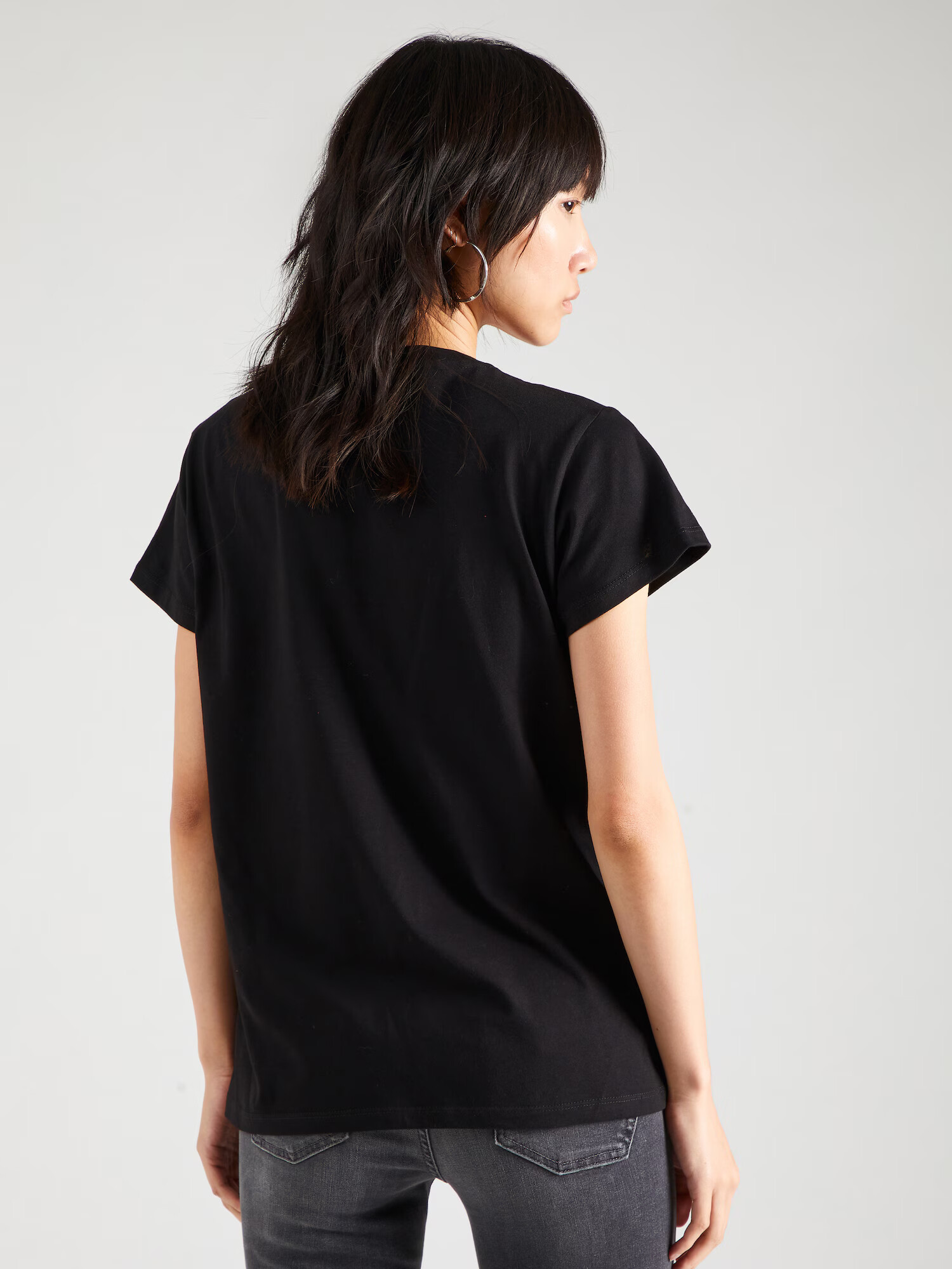 Liu Jo Tricou negru / argintiu - Pled.ro