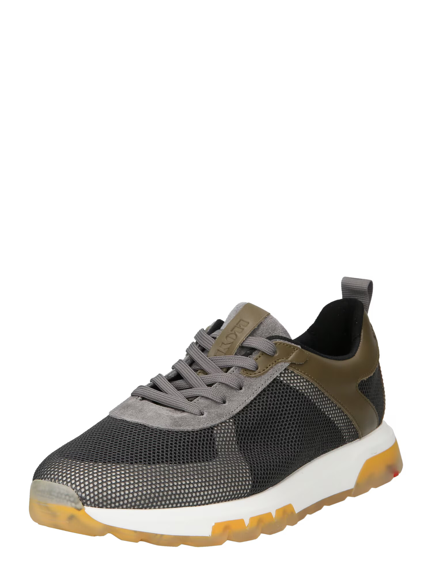 LLOYD Sneaker low 'AARON' gri / gri metalic / oliv - Pled.ro