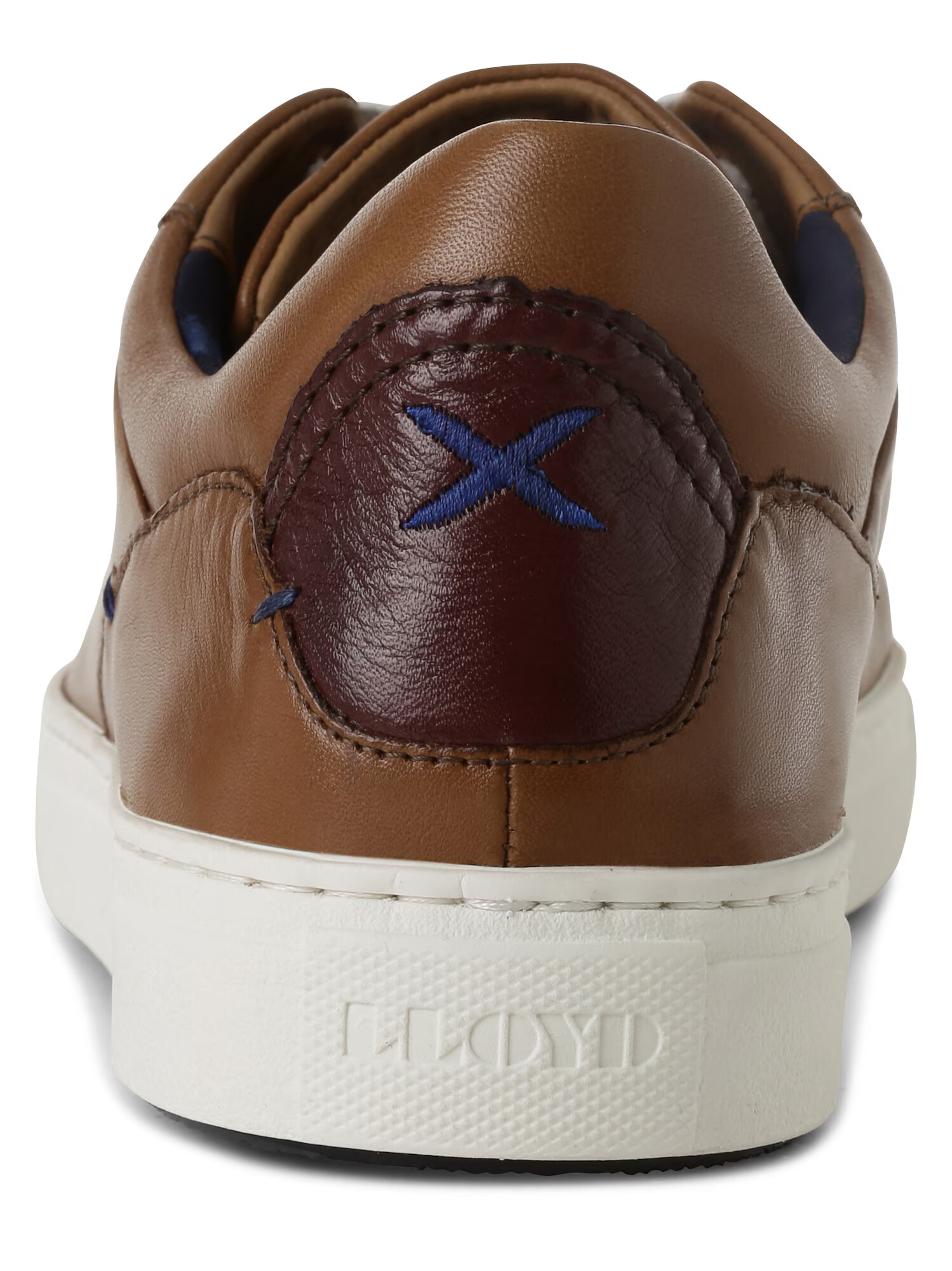 LLOYD Sneaker low 'Majuro' albastru / maro caramel / maro închis - Pled.ro