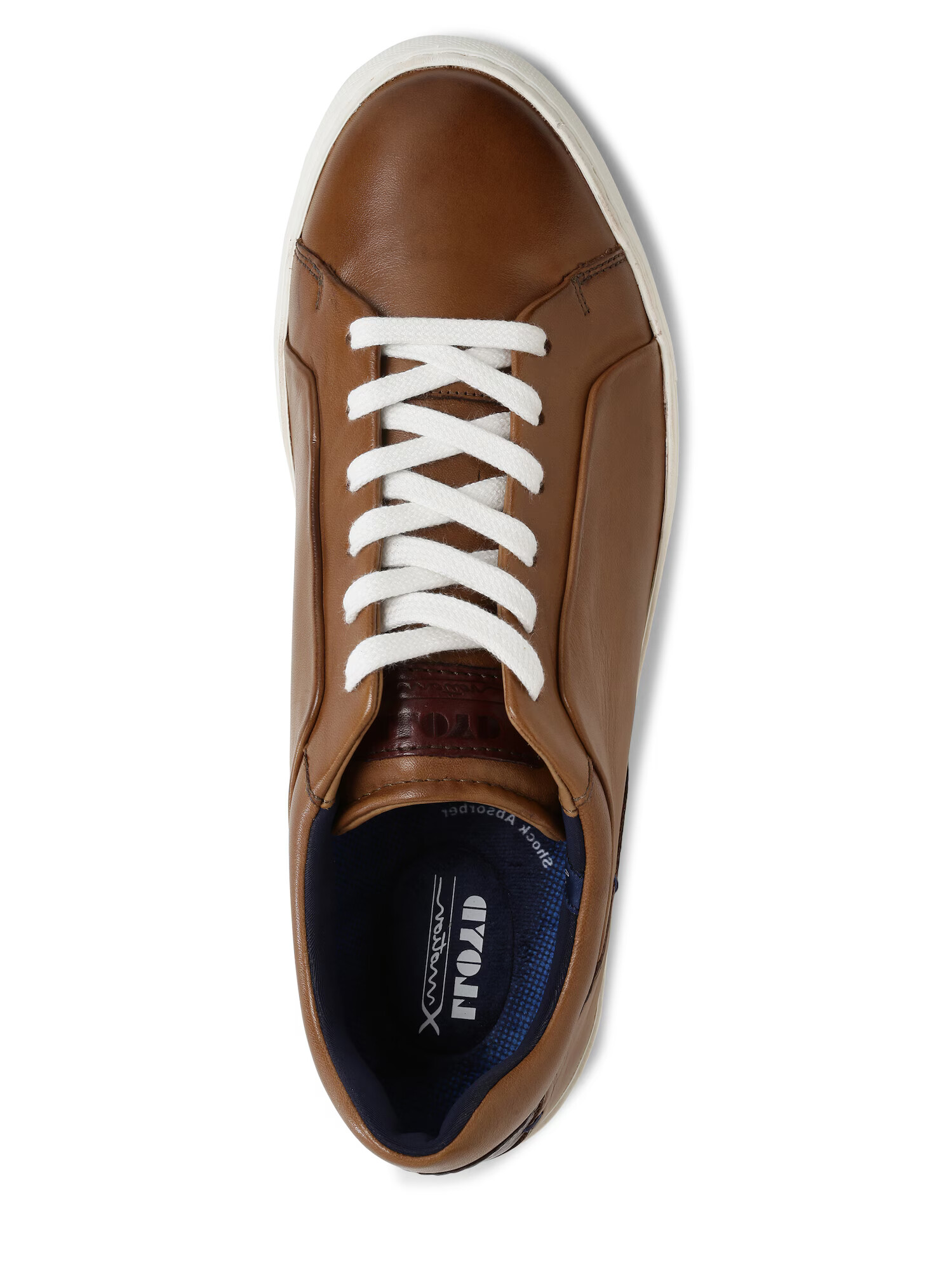 LLOYD Sneaker low 'Majuro' albastru / maro caramel / maro închis - Pled.ro