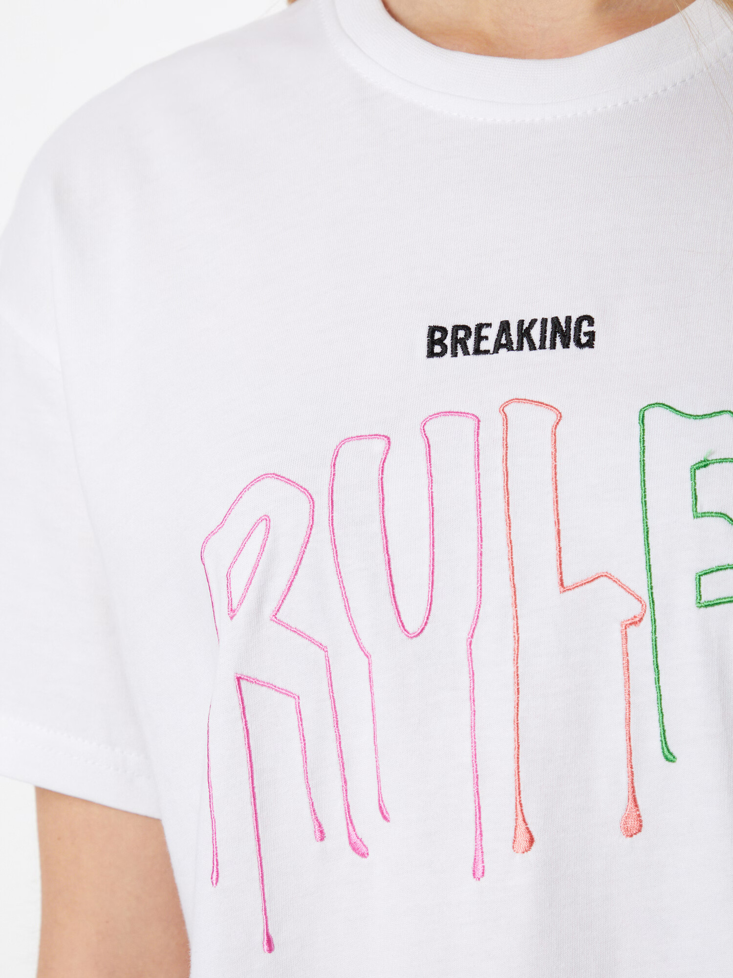 LOCAL HEROES Tricou 'BREAKING RULES' mai multe culori / alb - Pled.ro