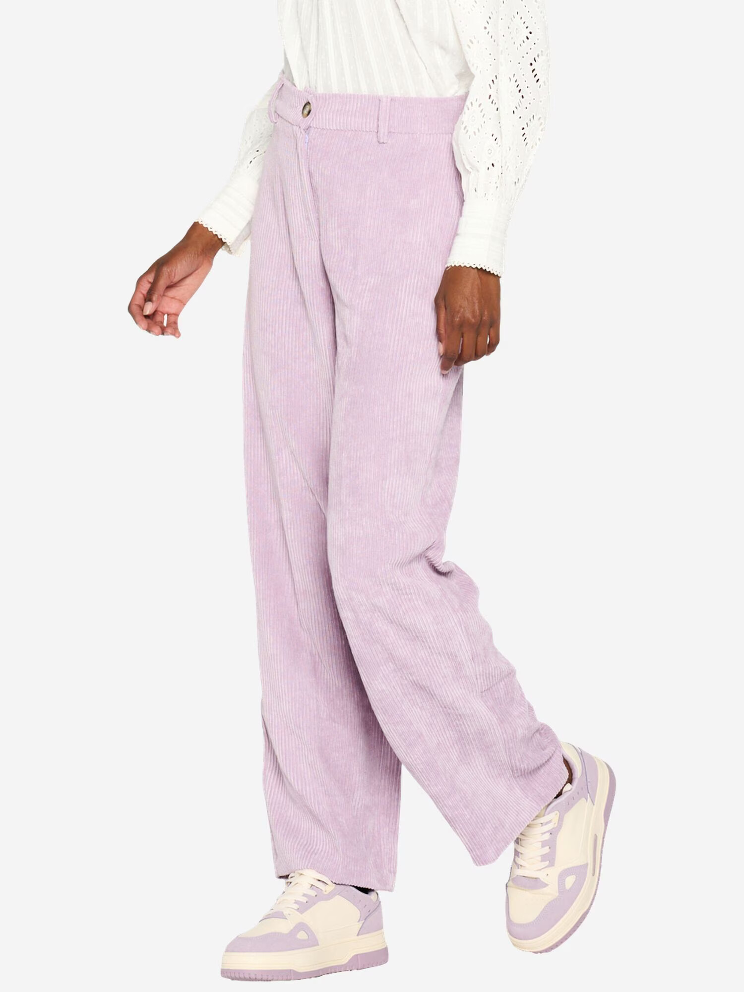 LolaLiza Pantaloni mov pastel - Pled.ro